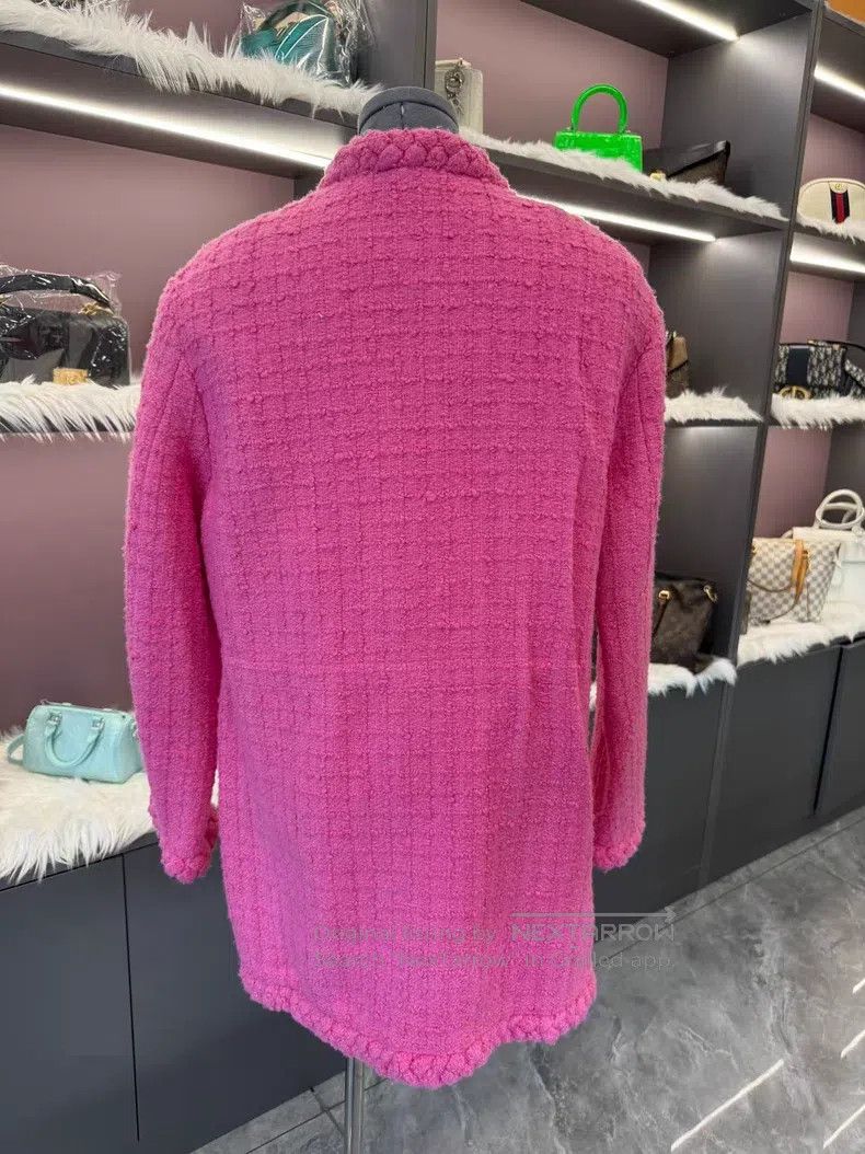 Valentino Valentino Rose pink sheep coat coat Size XS / US 0-2 / IT 36-38 - 3 Thumbnail