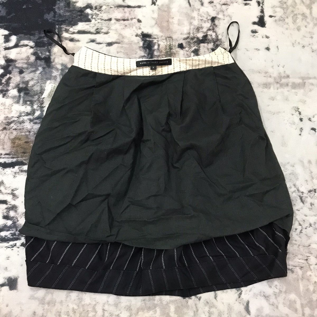 Designer × Japanese Brand × Marc Jacobs Marc by Marc Jacobs Double Breasted Wool Skirt Size 26" / US 2 / IT 38 - 10 Thumbnail