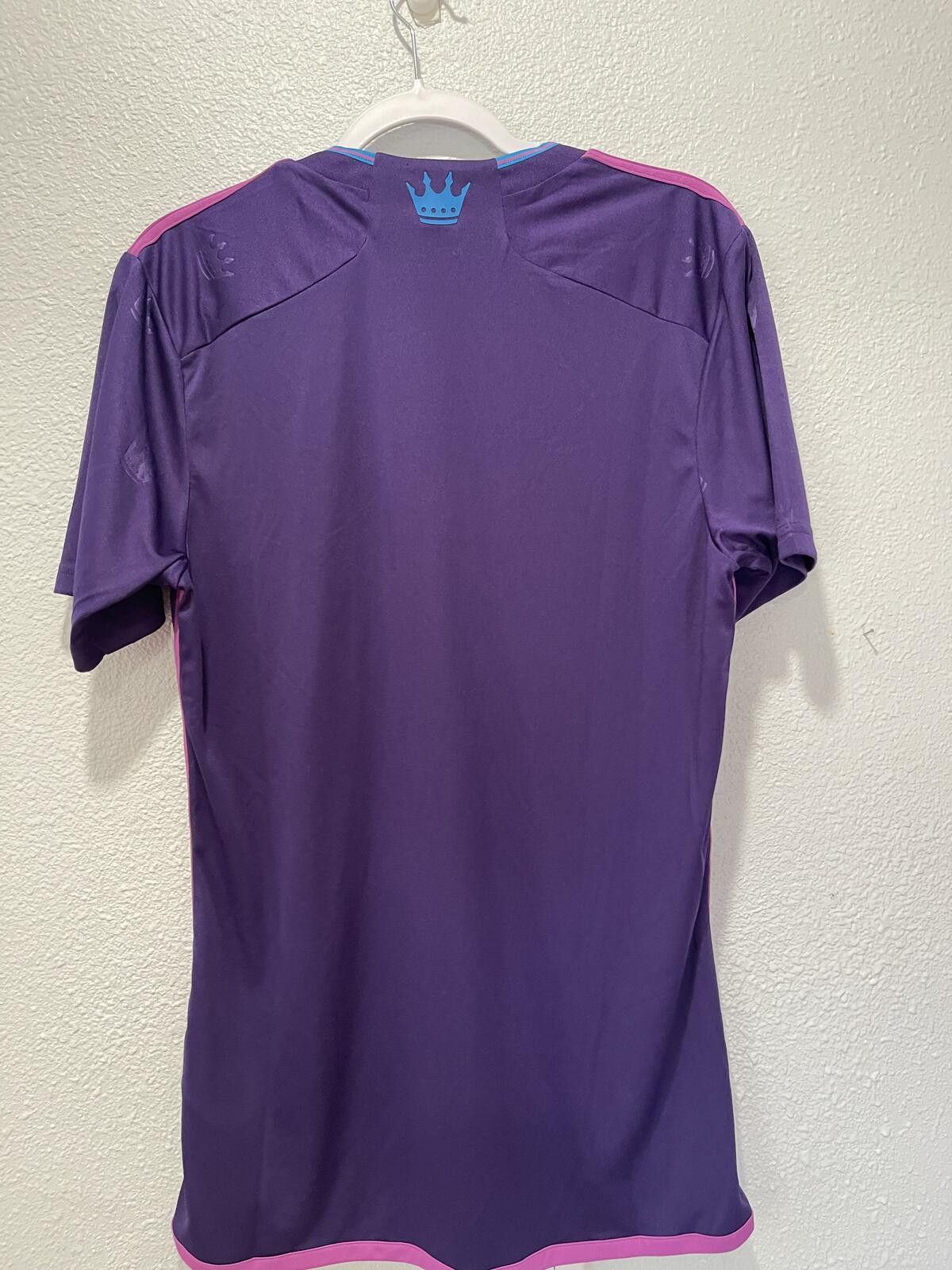 Adidas Adidas Charlotte FC Purple Soccer Jersey Medium Slim Fit Size US M / EU 48-50 / 2 - 2 Thumbnail