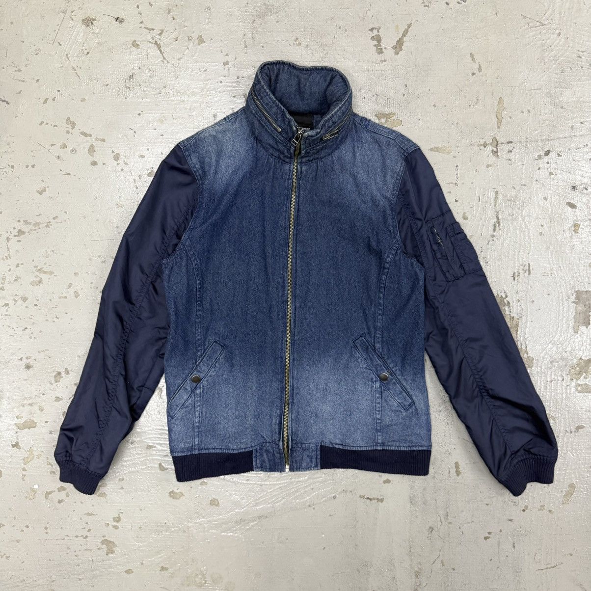 In The Attic In The Attic Hybrid Denim MA-1 Jacket Size US M / EU 48-50 / 2 - 2 Thumbnail