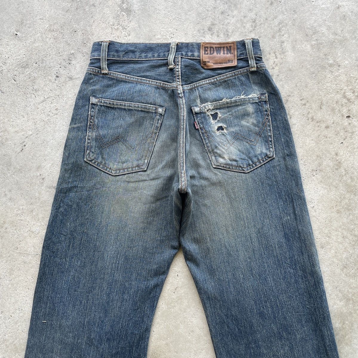 Edwin Vintage Edwin XV Rusty Jeans Distressed Baggy Denim Pants Size US 28 / EU 44 - 12 Thumbnail