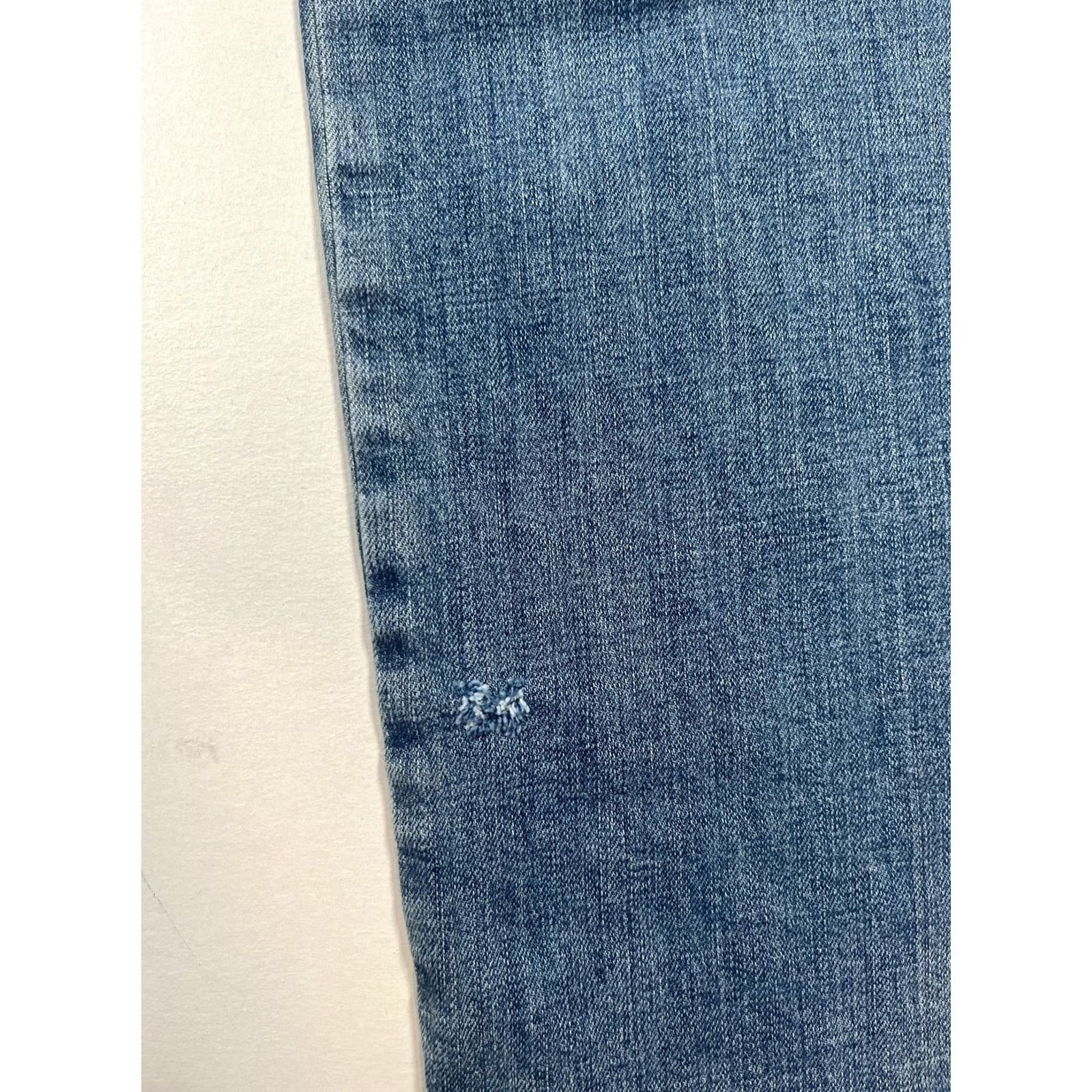 Wrangler Wrangler Jeans Mens 38x36 Blue Relaxed Straight Denim Distressed Med Wash Size US 38 / EU 54 - 4 Thumbnail