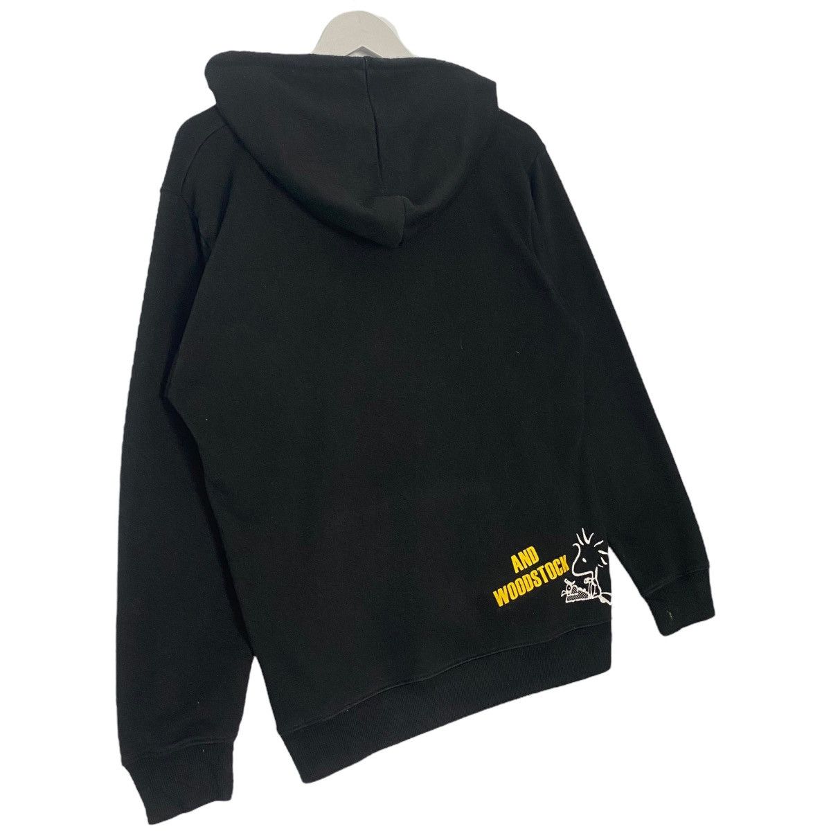 Vintage Vintage Peanuts Printed Hoodie Sweater Black Size L Size US L / EU 52-54 / 3 - 3 Thumbnail