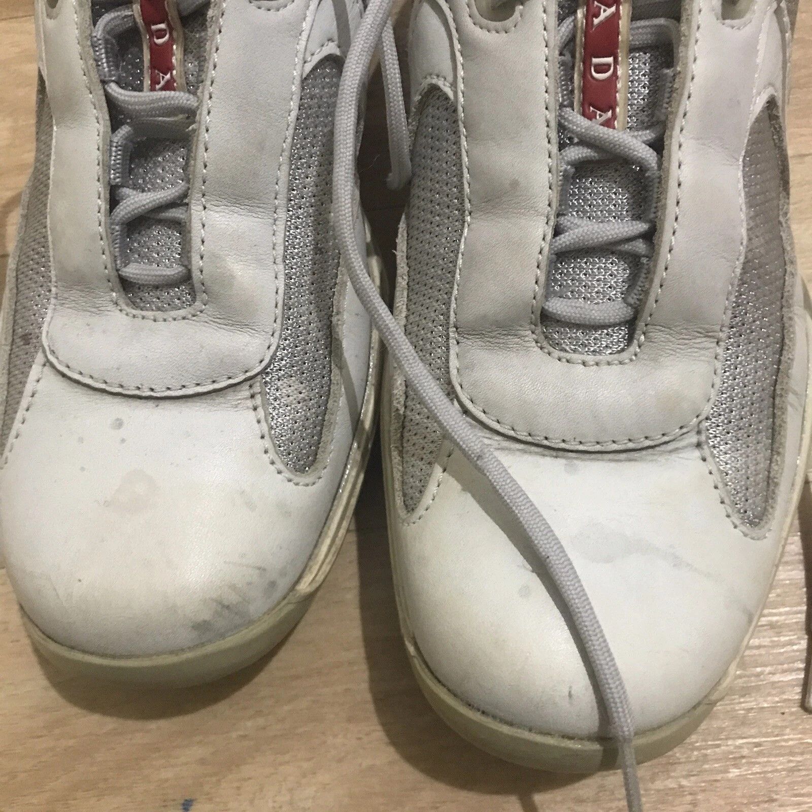 Prada Prada America's Cup Sneakers Leather Mesh Low Top Size US 10 / IT 40 - 3 Thumbnail