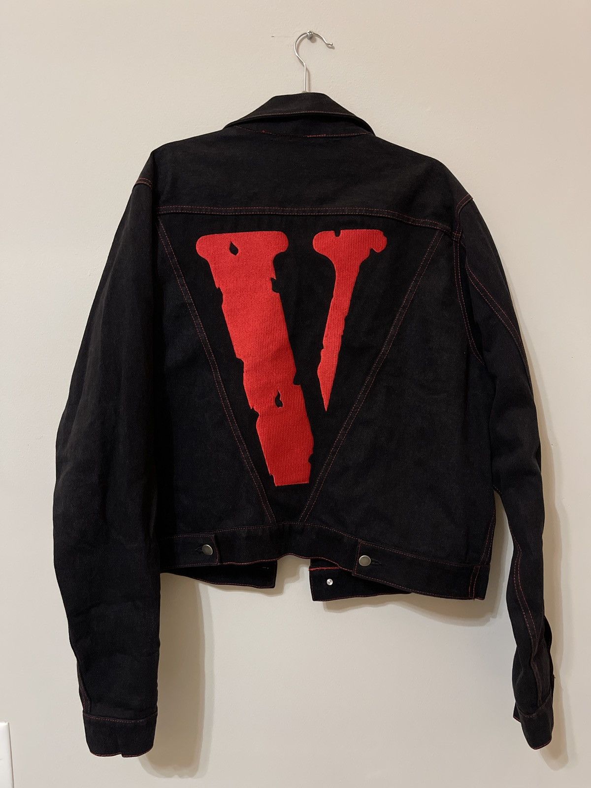 Vlone Vlone “Friends” denim rockstar jacket | Grailed display picture 1