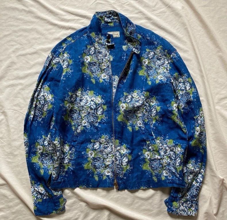 Kapital Kapital Blue dyed linen floral out-of-print jacket Size US M / EU 48-50 / 2 - 1 Thumbnail
