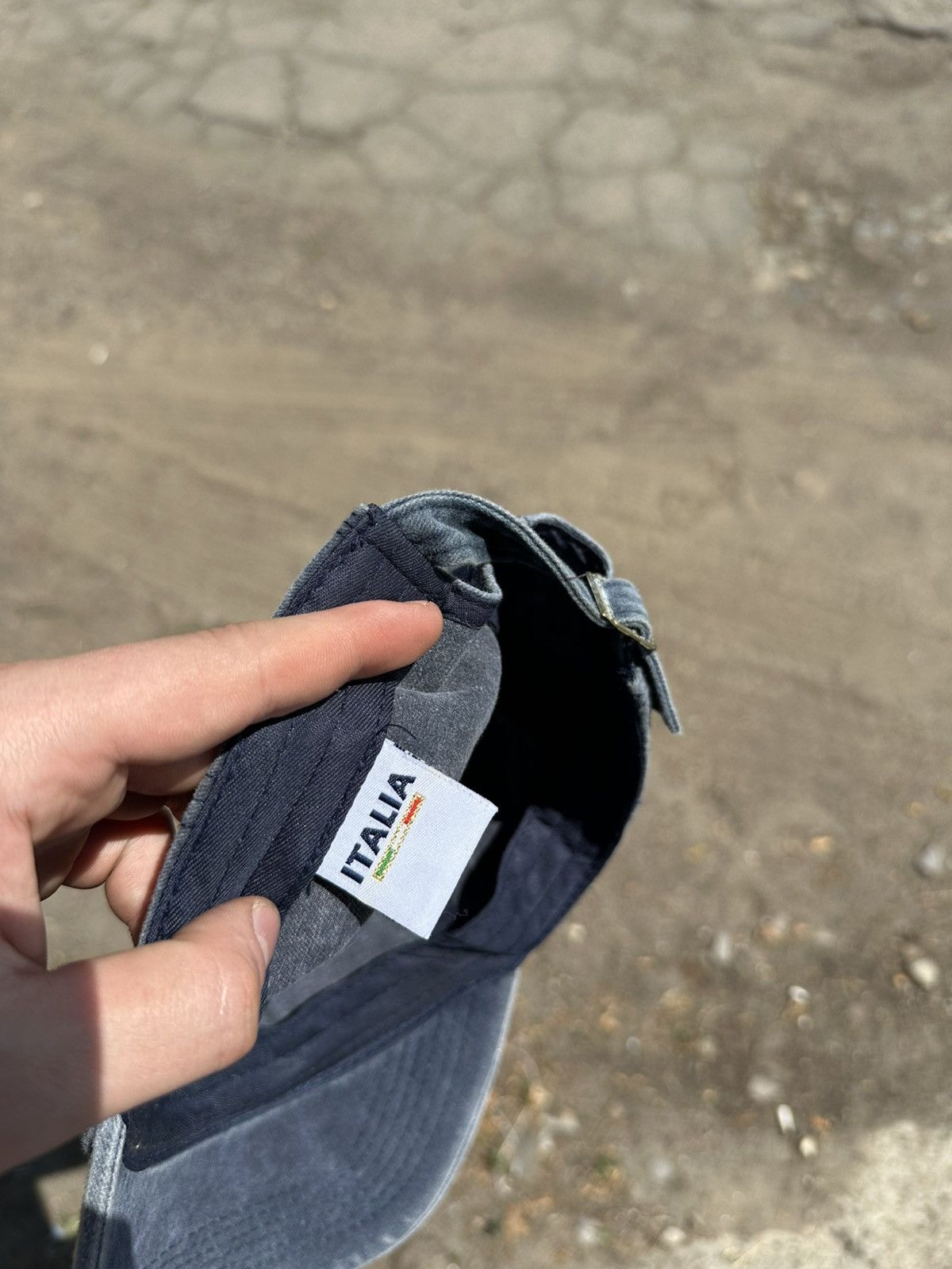 Japanese Brand Crazy Y2K Italia Cap Faded Distressed SK8 Japan Style Size ONE SIZE - 7 Thumbnail