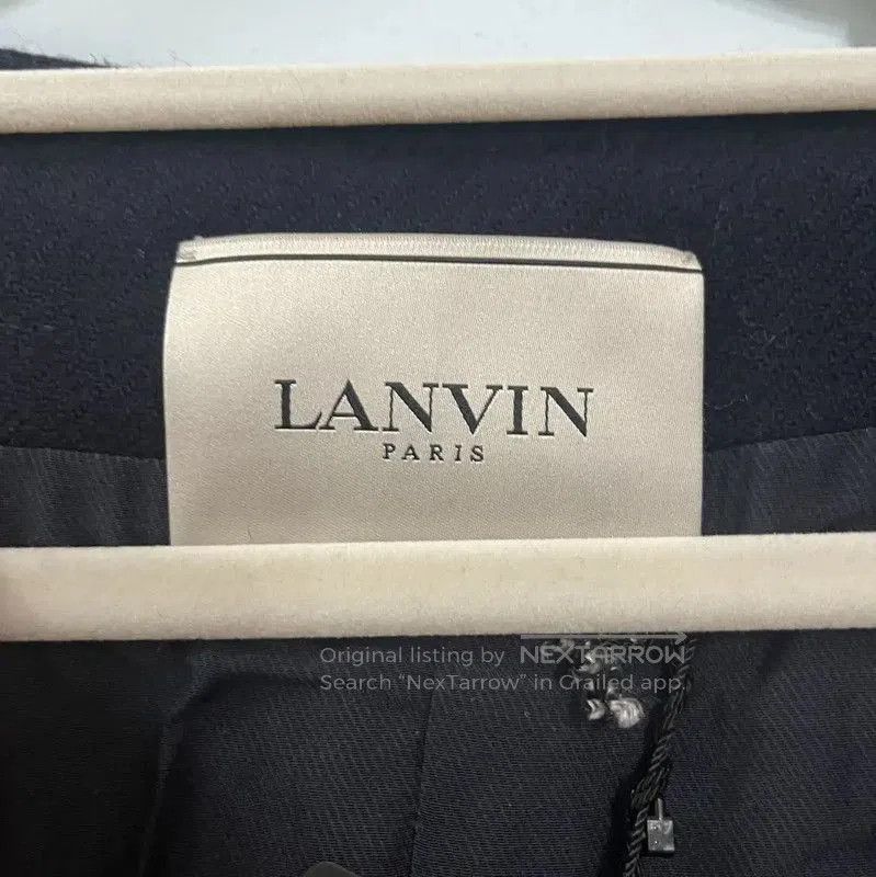 Lanvin Lanvin Women's Dark Blue Wool Coat . Size L / US 10 / IT 46 - 2 Thumbnail