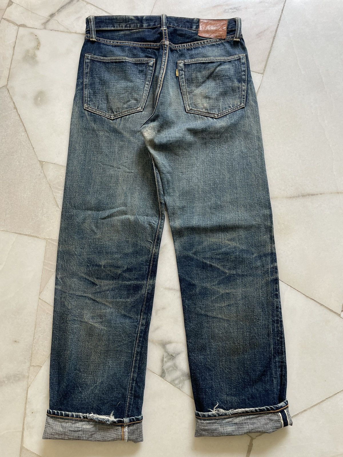 Japanese Brand Vintage Dope & Drakker Lot 1100 Selvedge Jeans Size US 31 - 2 Thumbnail