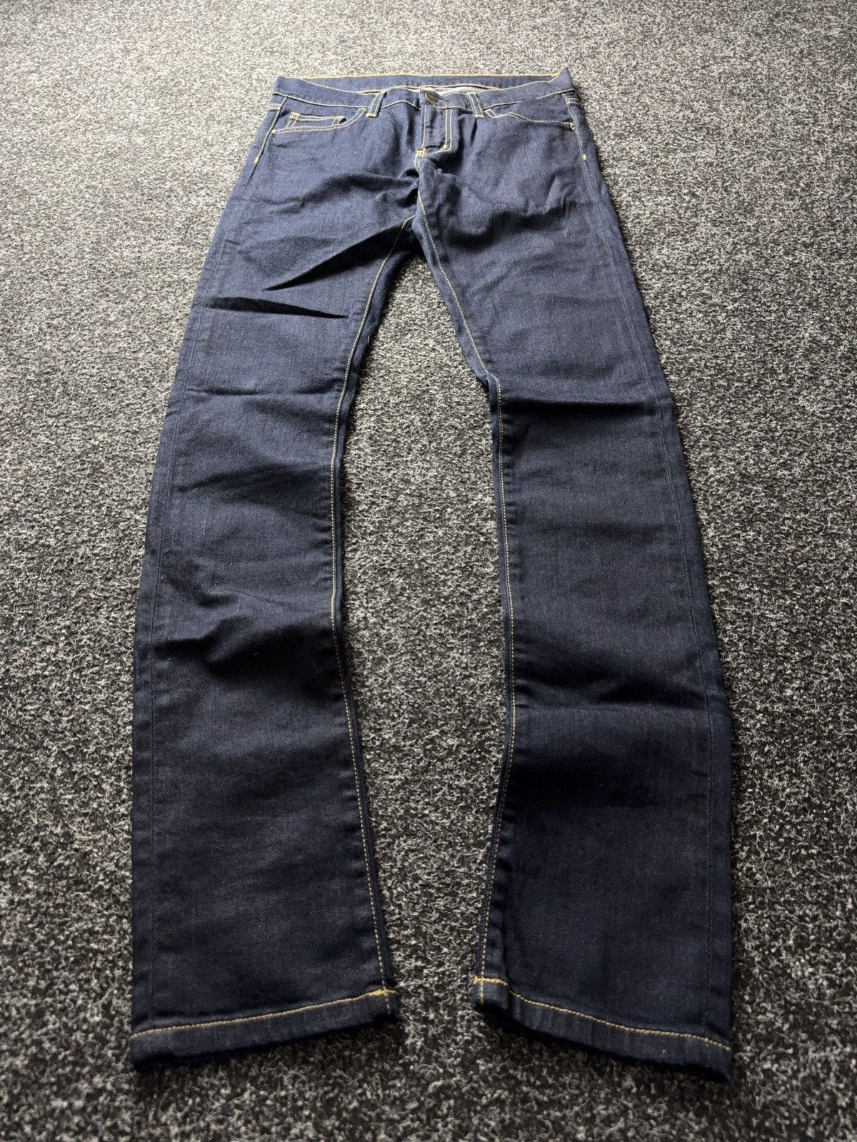 Carhartt 00s Carhartt Rebel Pant Raw Indigo Denim Workwear Jeans Size US 28 / EU 44 - 2 Thumbnail