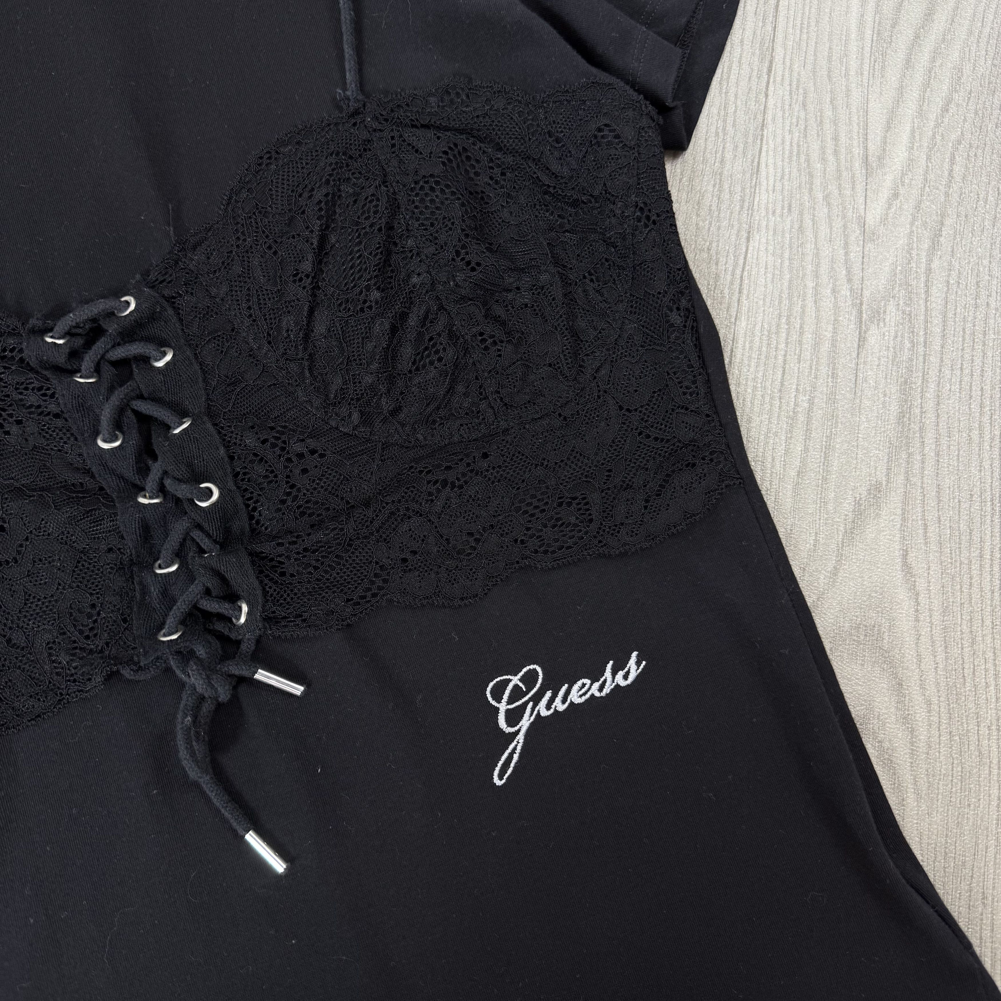 Guess Guess Bra Corset Style Y2K Black Tee Shirt S Size S / US 4 / IT 40 - 3 Thumbnail
