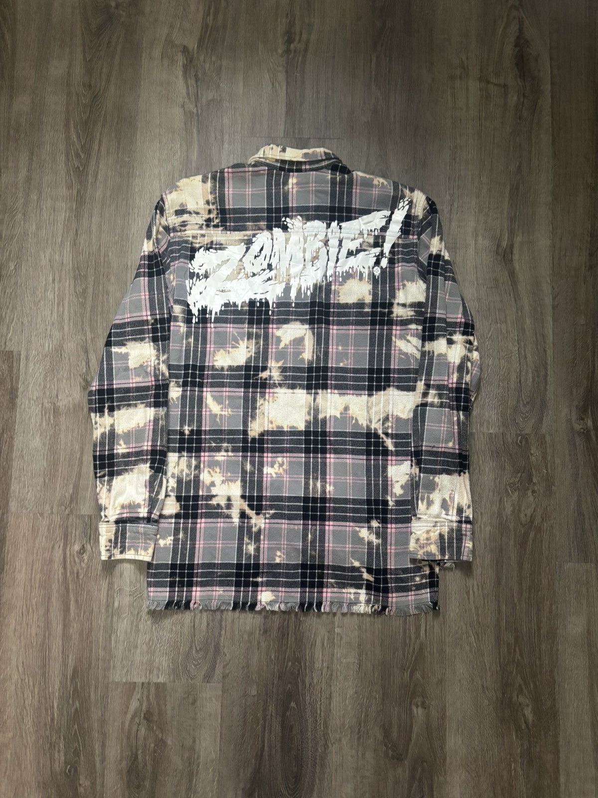 Flatbush Zombies Flatbush Zombies RARE Flannel Shirt Distressed Look A$AP Mob Size US S / EU 44-46 / 1 - 6 Thumbnail