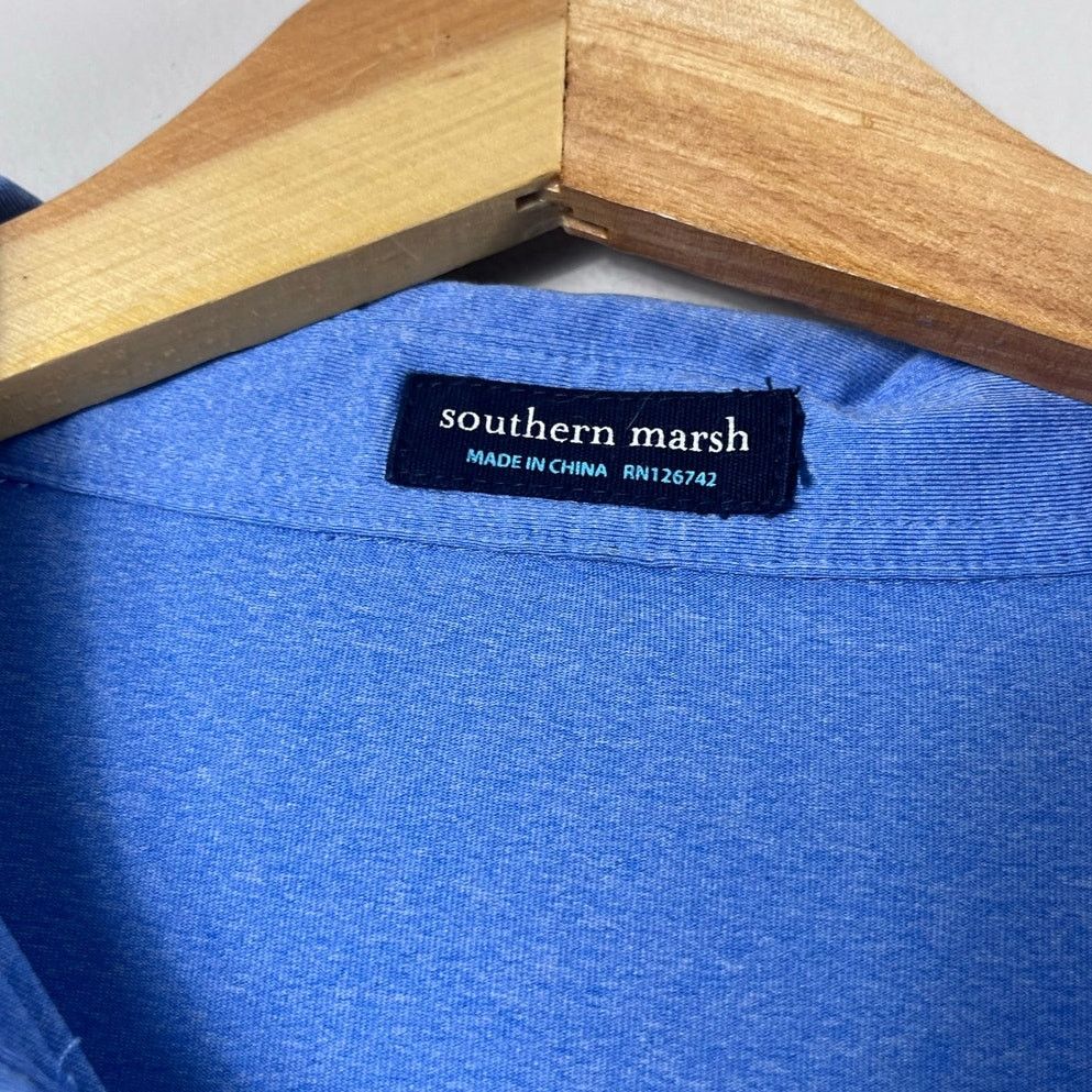 Southern Marsh Men's Blue Southern Marsh Polo Shirt L Size US L / EU 52-54 / 3 - 2 Thumbnail