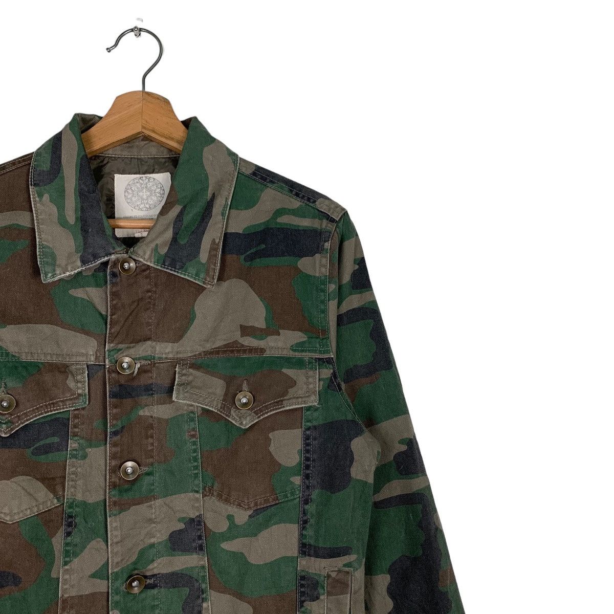 Japanese Brand Army Military Style Camo Type 3 Jacket #0833-C37 Size US S / EU 44-46 / 1 - 5 Thumbnail