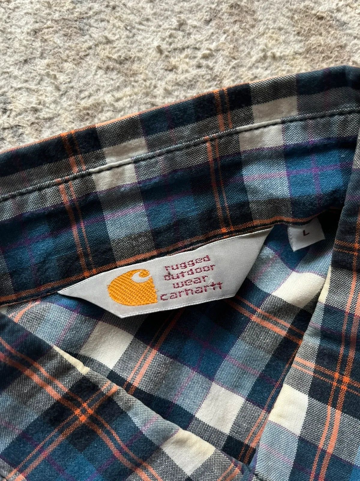 Carhartt Carhartt Outdoor Rugged Sz L 2010 Plaid Shirt Size US L / EU 52-54 / 3 - 5 Thumbnail
