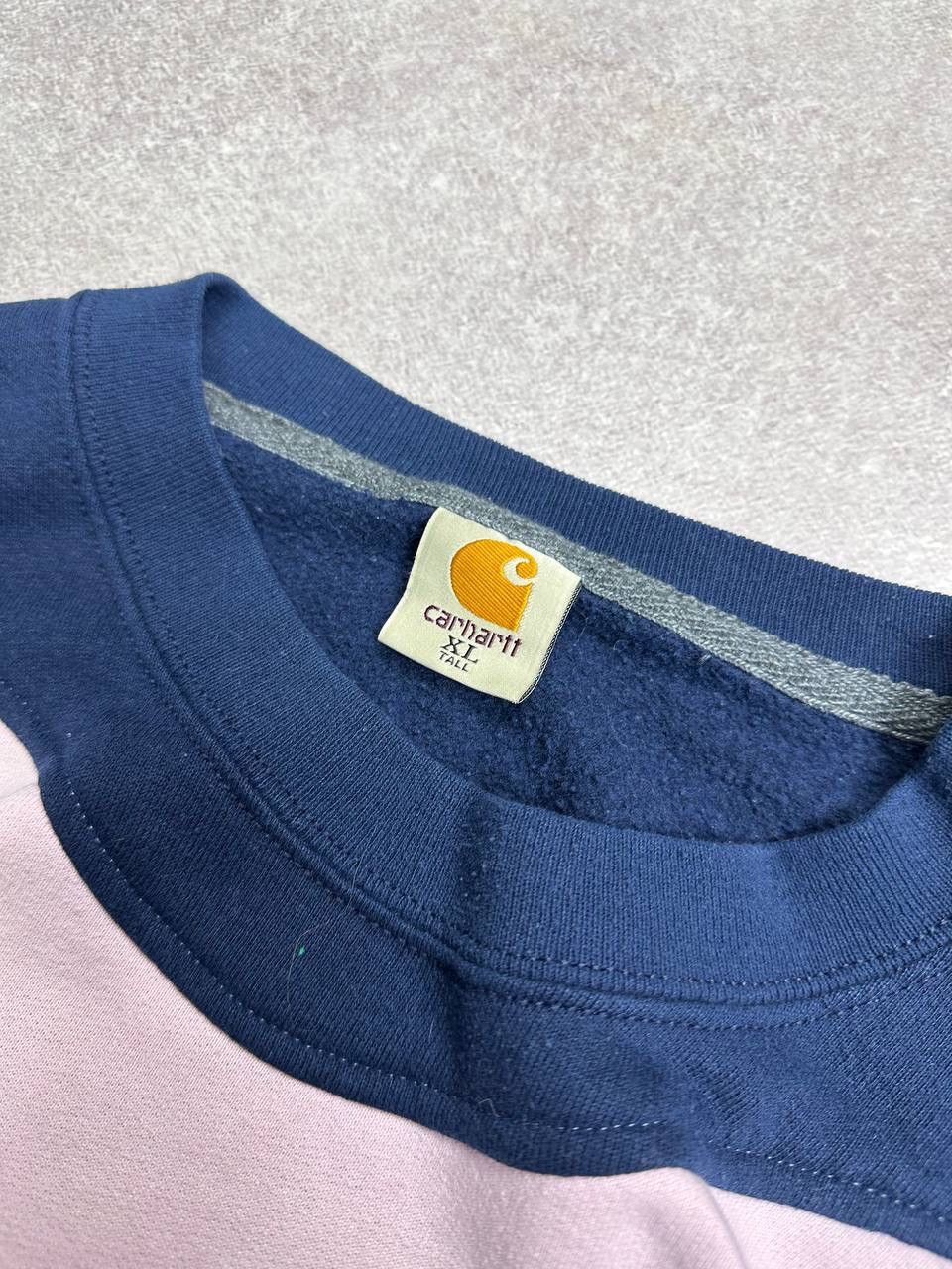 Carhartt Vintage 90s Carhartt Custom Made Patchwork Sweatshirt XL Size US XL / EU 56 / 4 - 4 Thumbnail