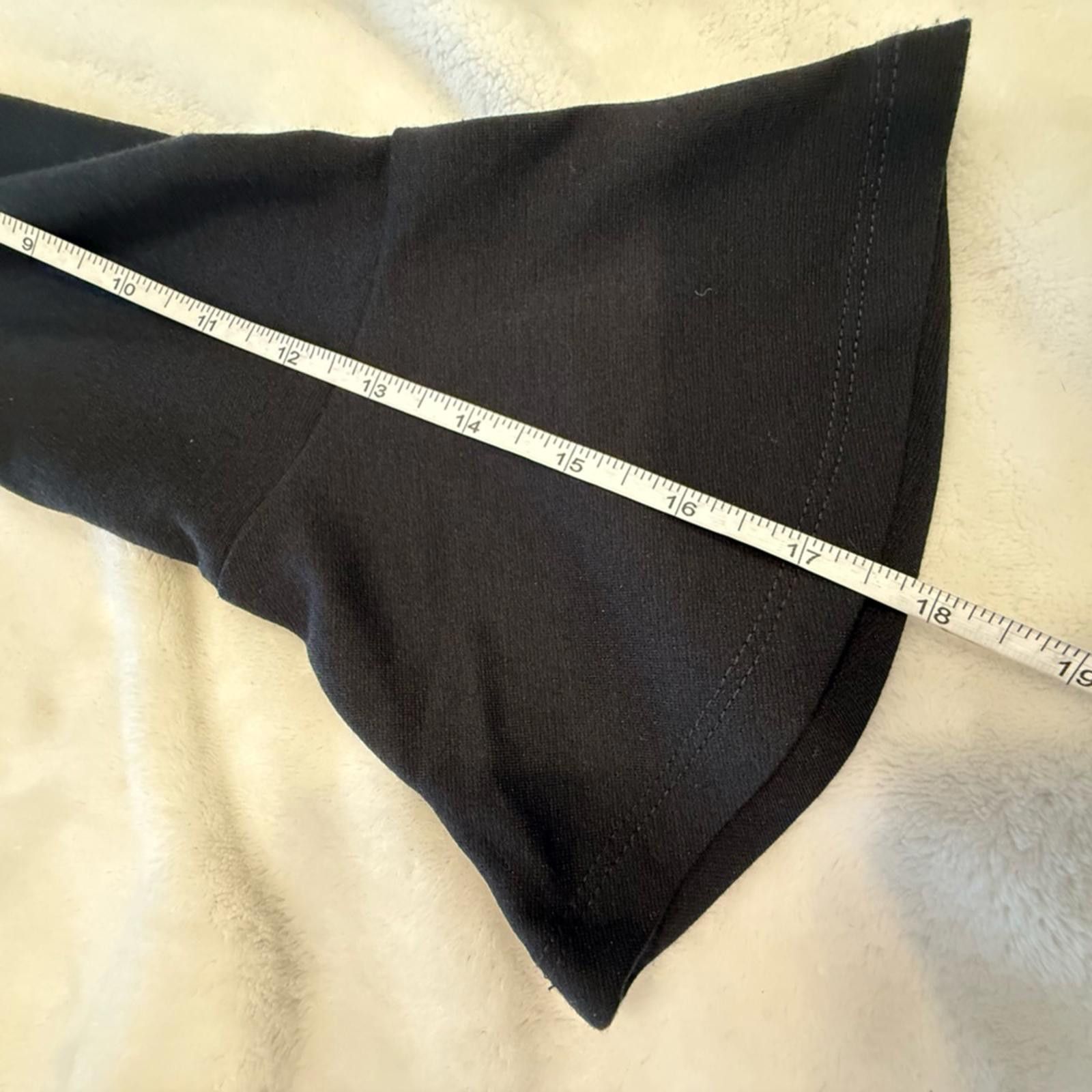 Gap Gap black Y2K midi dress wide sleeve cuffs back zip SZ XS Size XS / US 0-2 / IT 36-38 - 10 Thumbnail