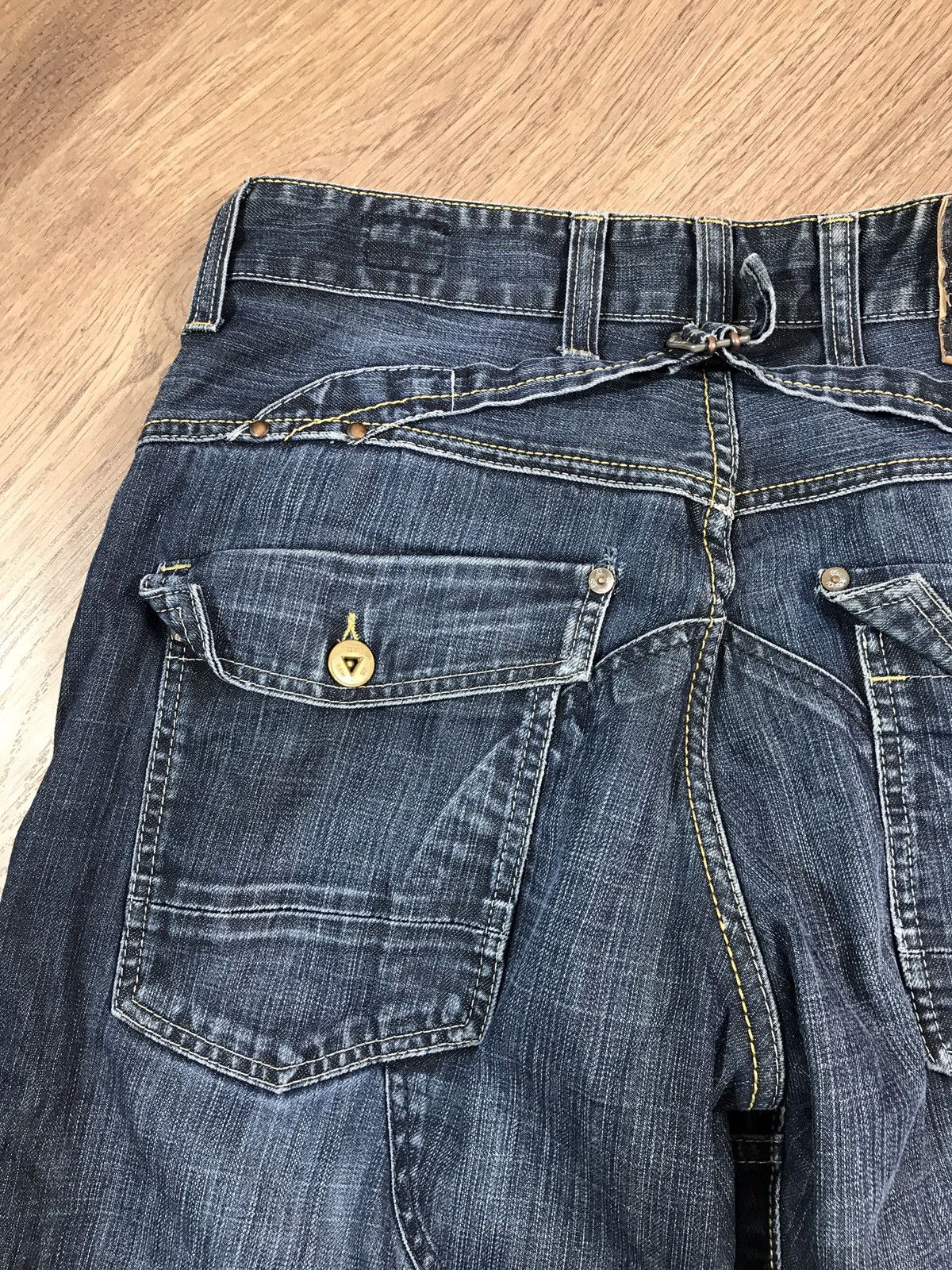 G-Star Vintage G Star Raw Elwood 96 Biker Jeans Y2K Size US 32 / EU 48 - 14 Thumbnail