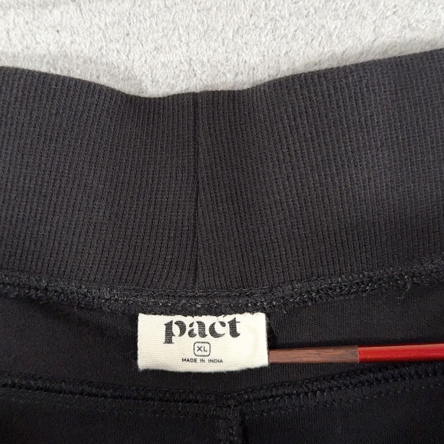 Vintage Pact Airplane Tapered Leg Pants Womens XL Black Ankle Organic Cotton Pull On Size 40" / US 18 - 4 Thumbnail