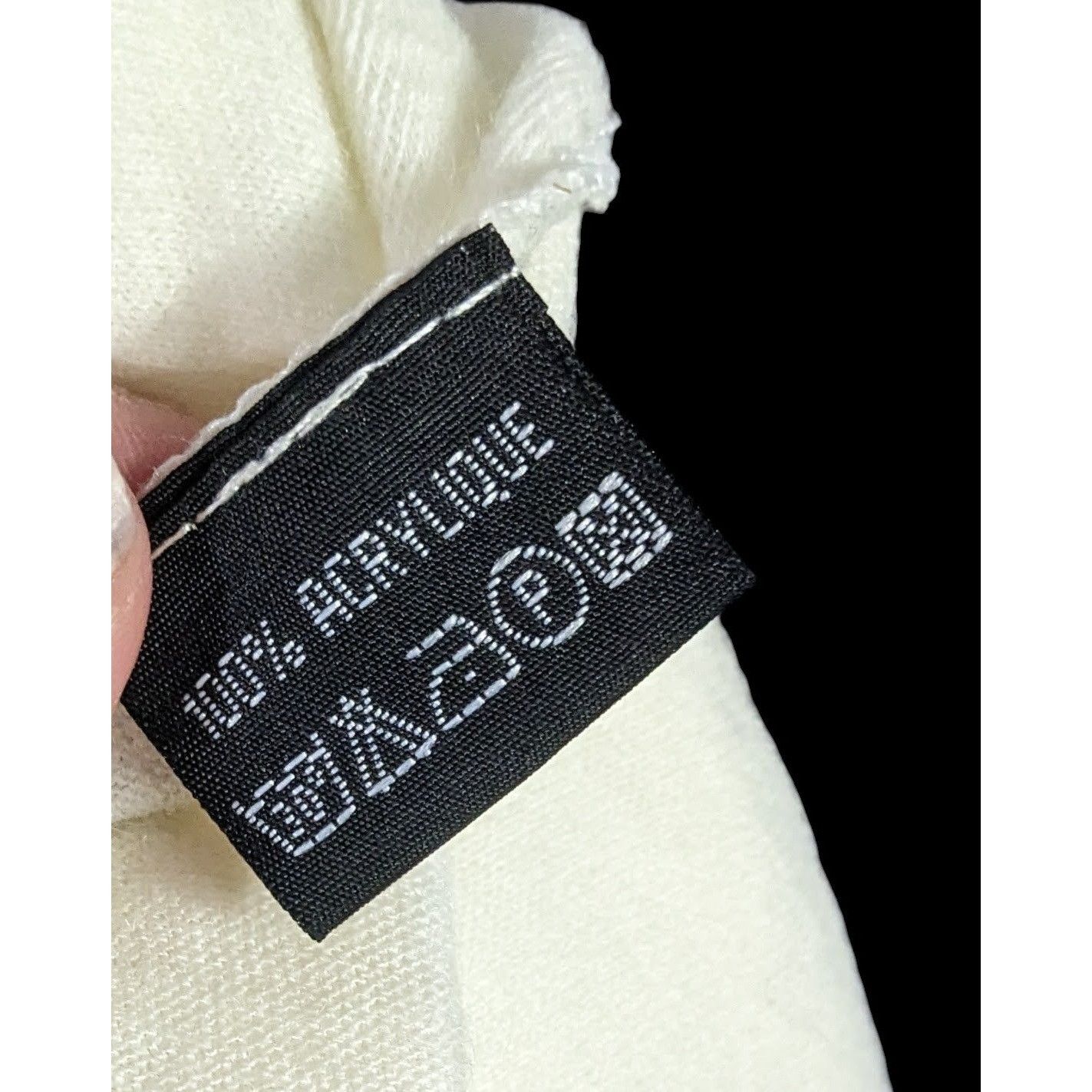 Other Vintage French Coquette White Scarf With Lace & Button Accen Size ONE SIZE - 5 Thumbnail