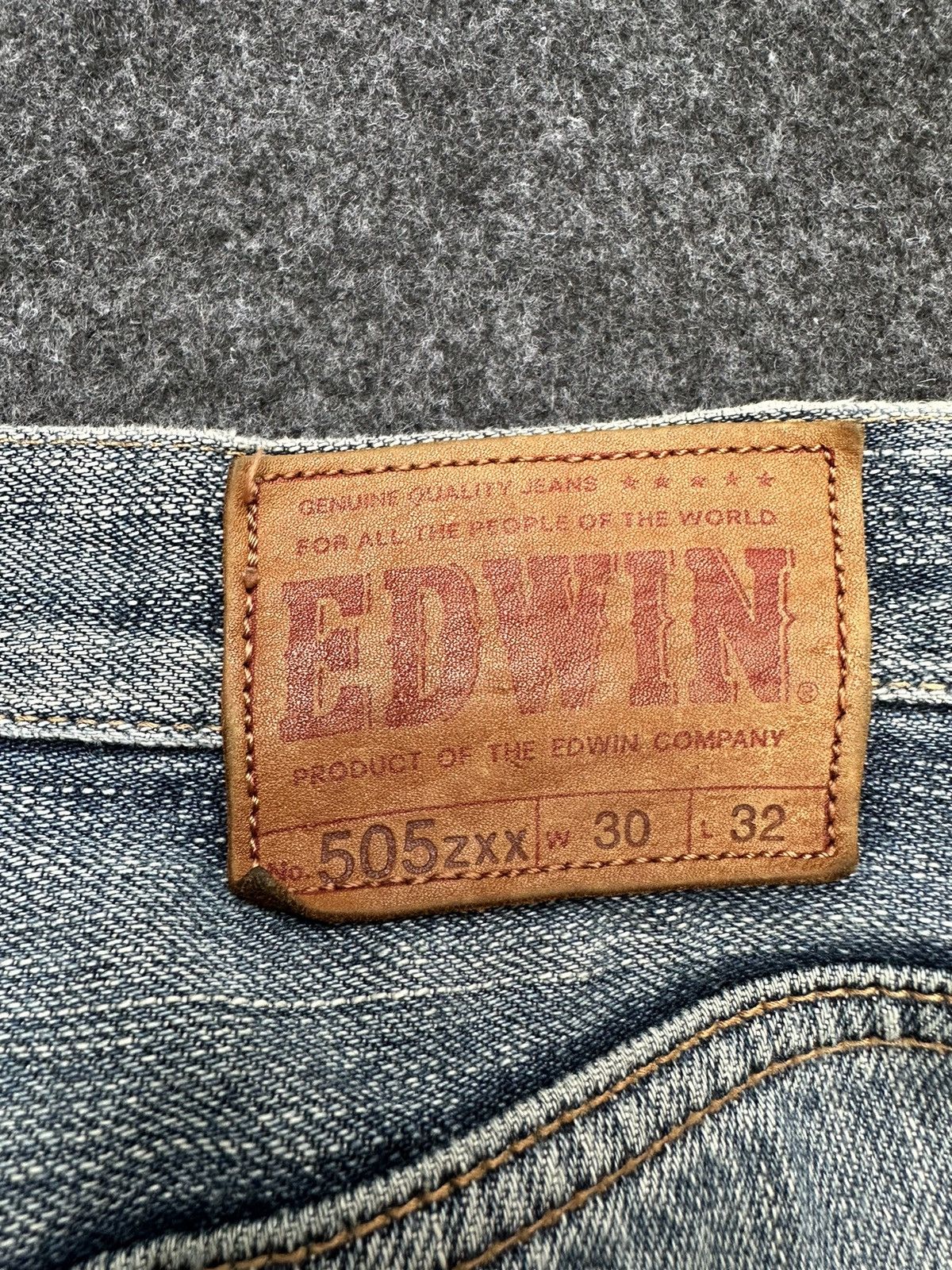 Edwin × If Six Was Nine × Vintage Vintage Edwin 505zxx Selvedge Distressed Denim D68 Size US 30 / EU 46 - 14 Thumbnail