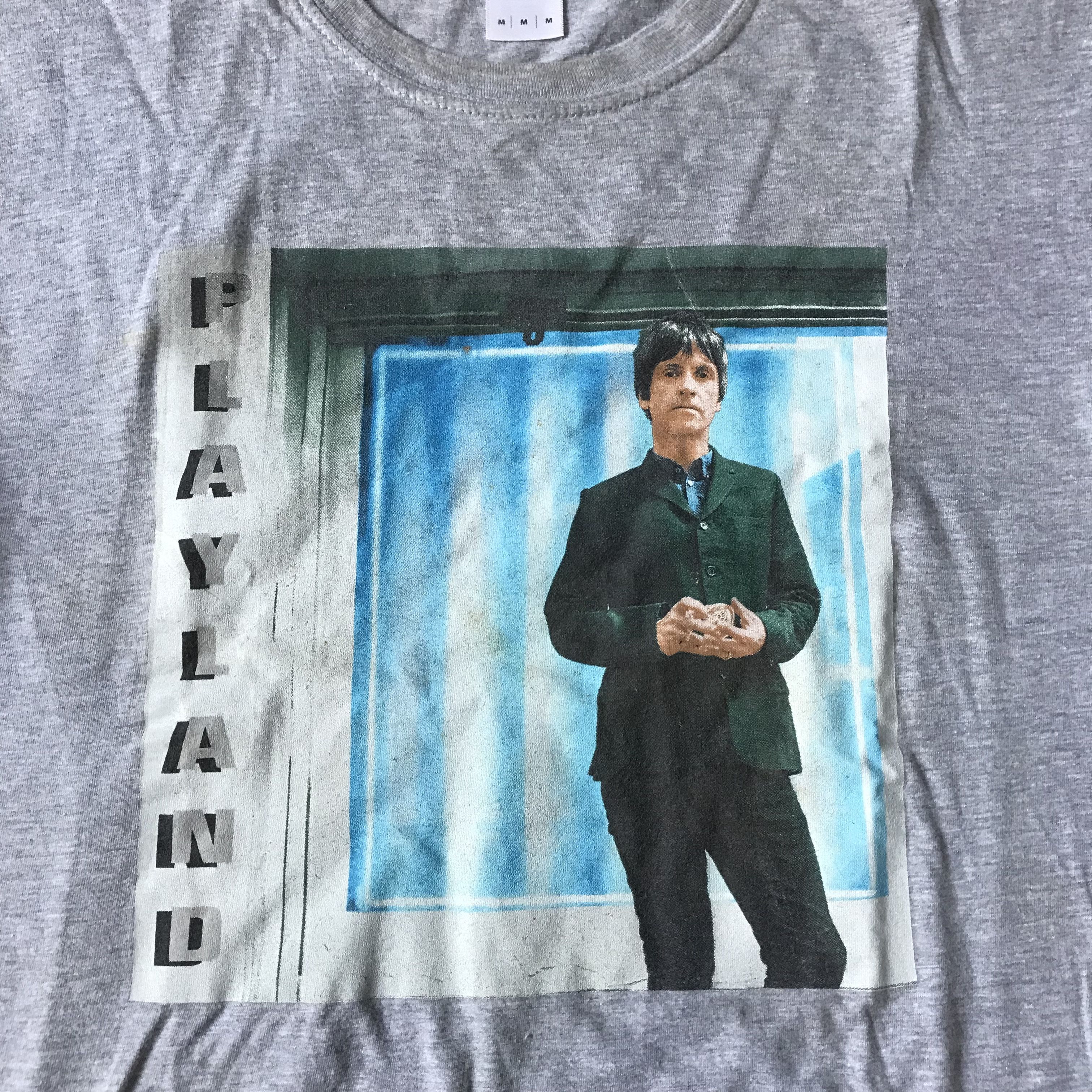 Band Tees johnny marr the smiths Playland World Tour Grey t-shirt tee Size US M / EU 48-50 / 2 - 4 Thumbnail