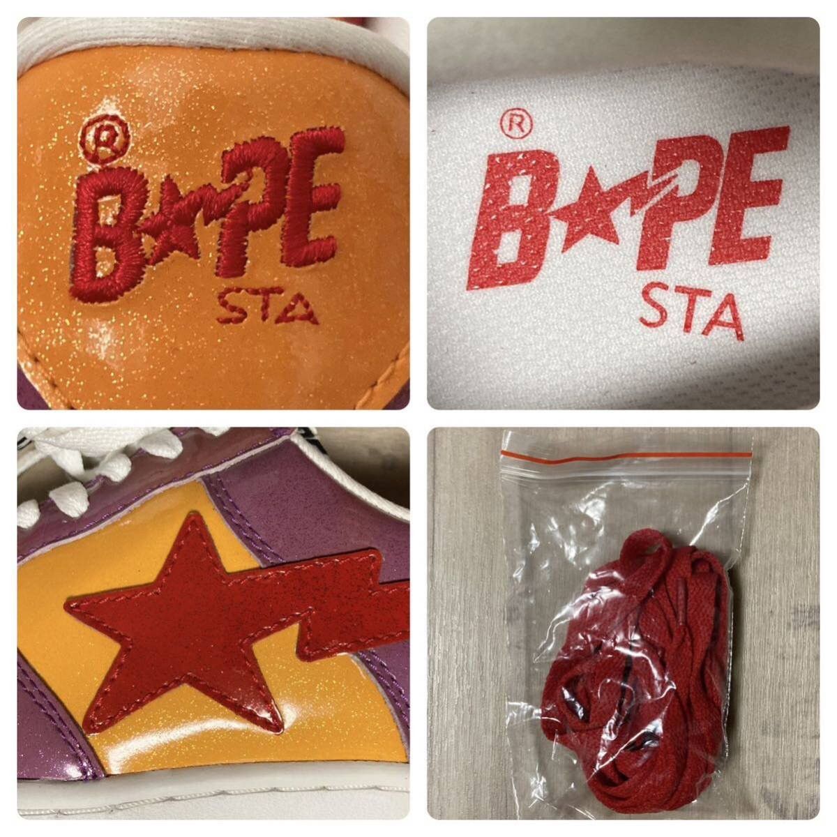 Bape × Nigo Glitter BAPESTA sneakers a bathing ape BAPE STA SHOES NIGO Size US 8 / EU 41 - 10 Thumbnail