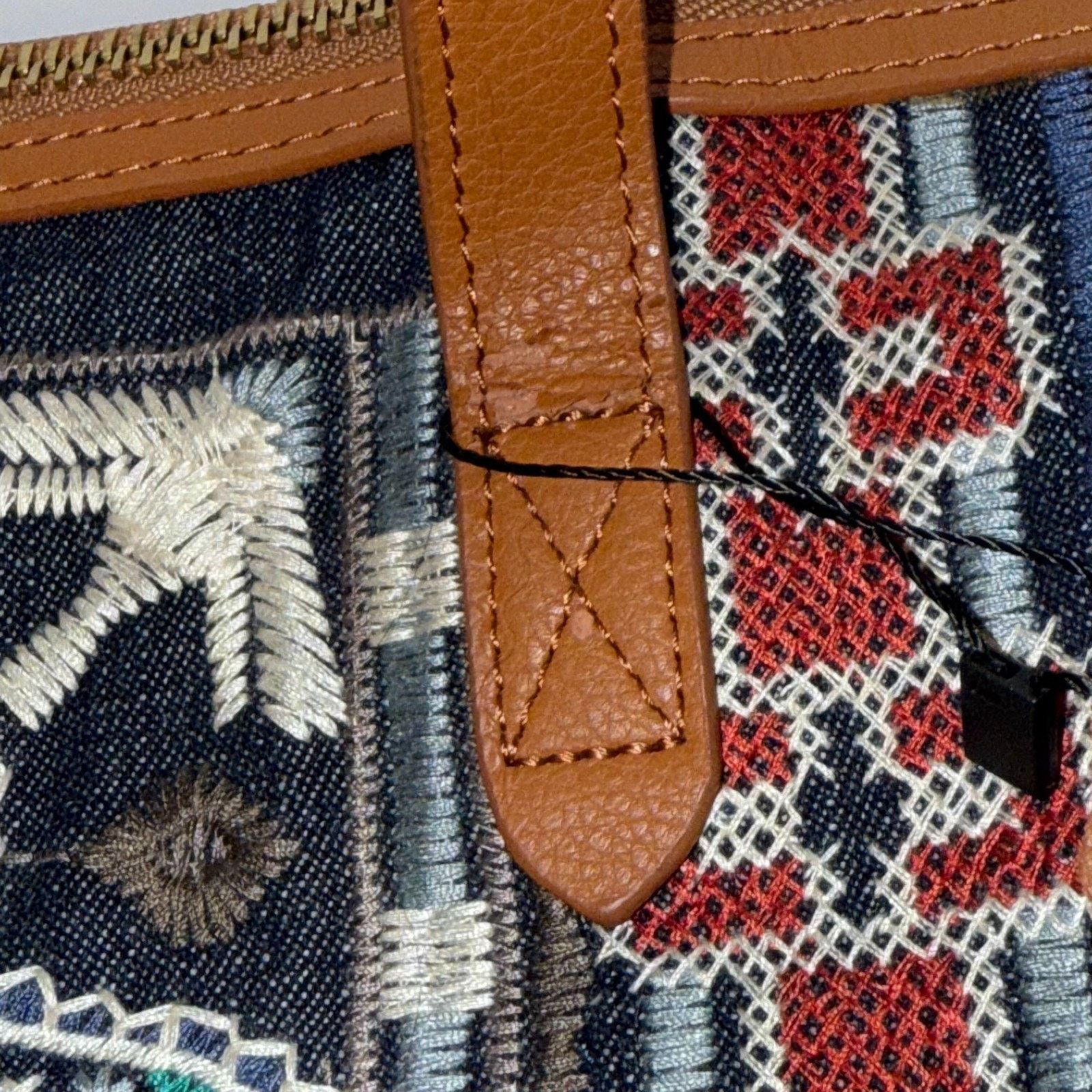 Johnny Was JOHNNY WAS Austin Embroidered Overnight Tote Weekender Bag Size ONE SIZE - 13 Thumbnail