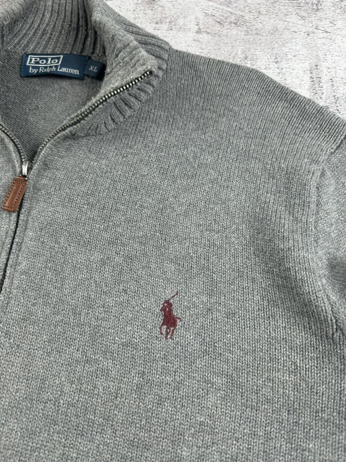 Polo Ralph Lauren Polo Ralph Lauren Knited Old Money 1/3 Zip Sweater Pullover Size US XL / EU 56 / 4 - 7 Thumbnail