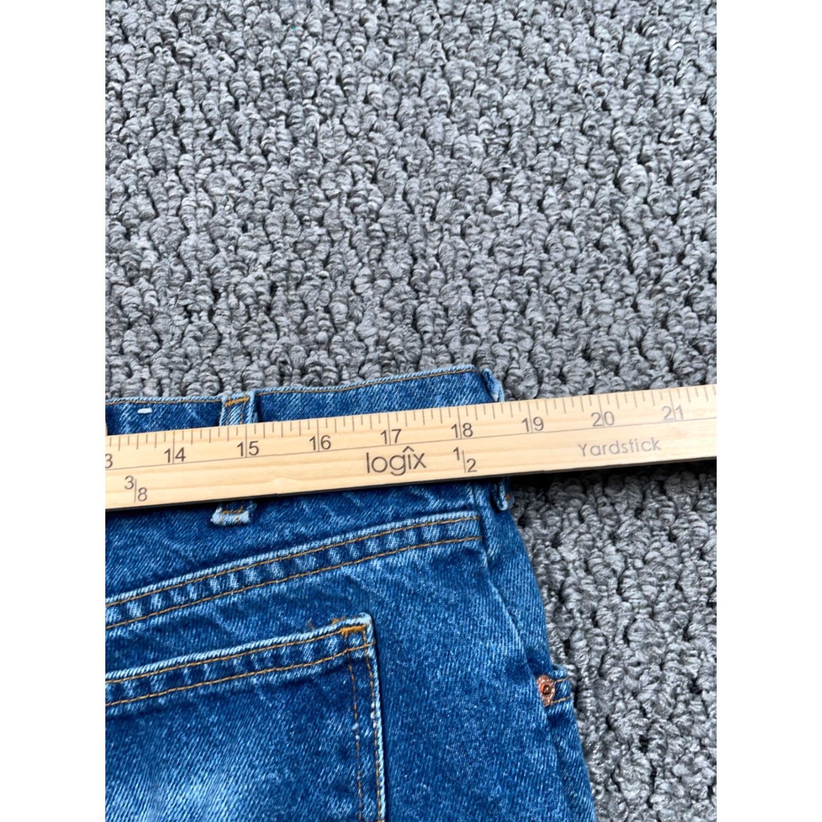 Levi's VINTAGE Levi's 505 Jeans - Regular Straight Leg Denim for Men - 37W x 28L, Blue, 1980s Grunge Classic, Mid Rise, Zip Fly, 5-Pocket, Cotton Size US 38 / EU 54 - 6 Thumbnail