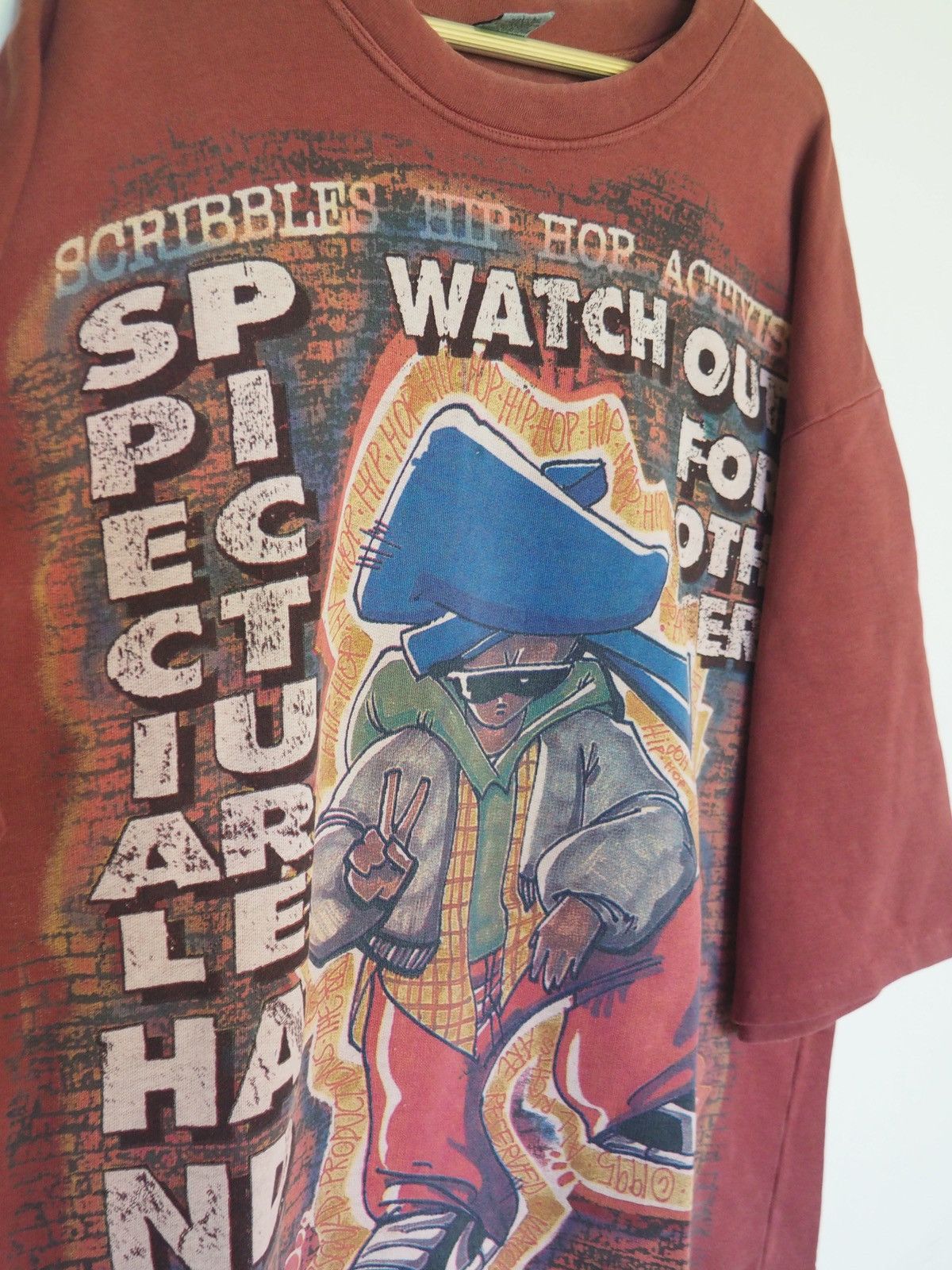 Other Vintage Scribbles hip hop activism, Italian brand Size US XXL / EU 58 / 5 - 3 Thumbnail