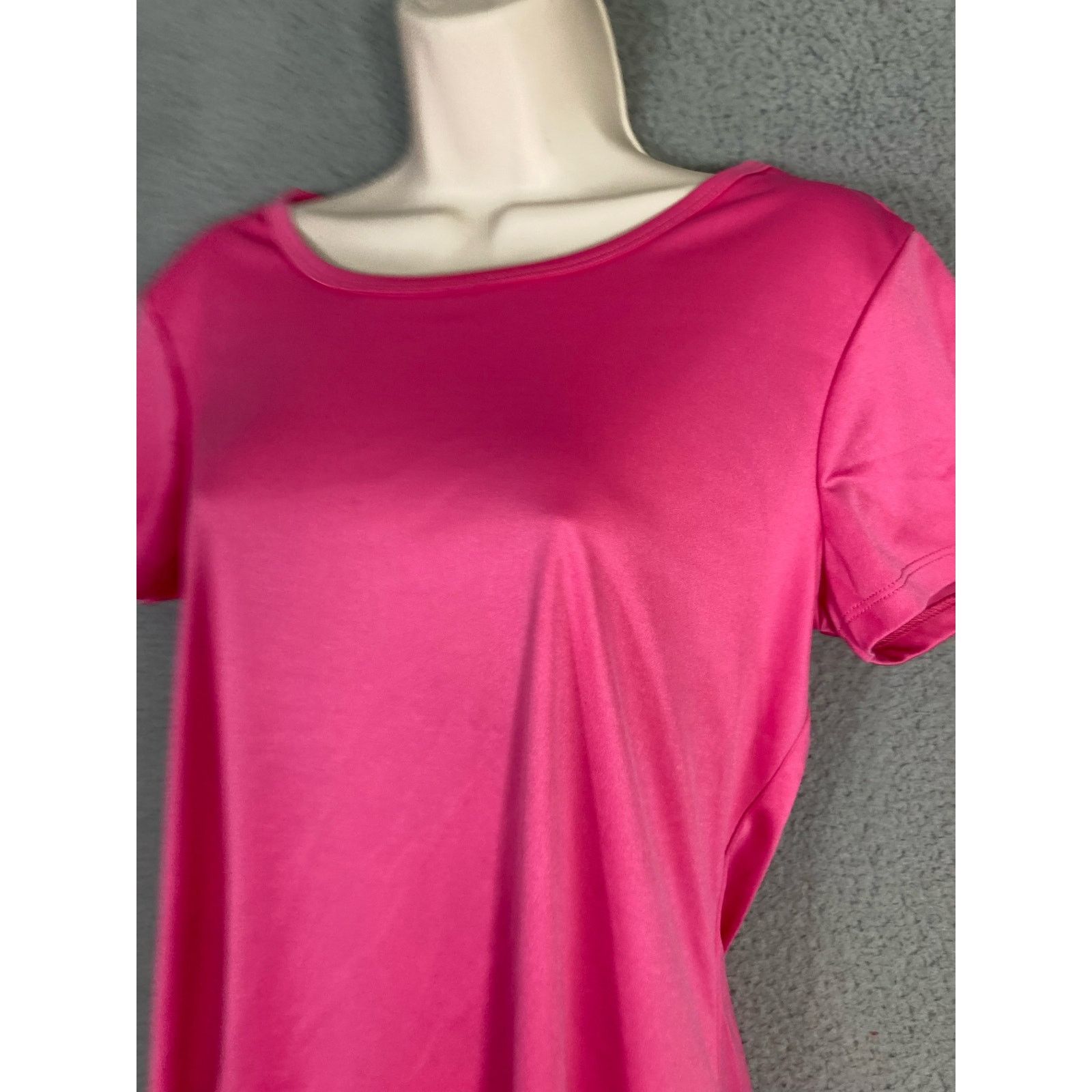 Other Daisy Fuentes Pink Active T-Shirt Lattice-Back Women's M Size M / US 6-8 / IT 42-44 - 8 Thumbnail