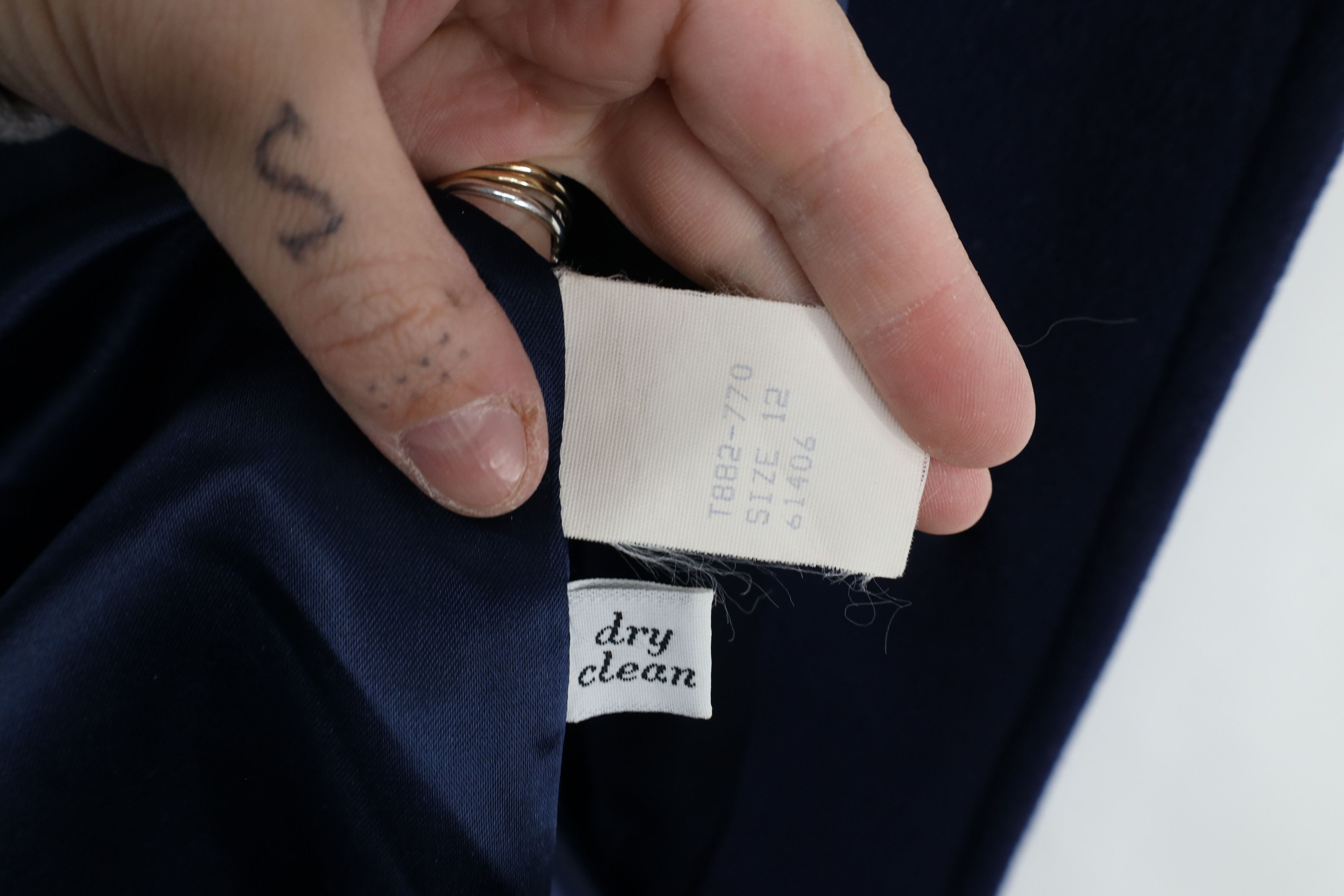 Pendleton × Vintage Vintage 90s Pendleton Heavy Wool Trench Coat Jacket Blue USA Size XL / US 12-14 / IT 48-50 - 11 Thumbnail