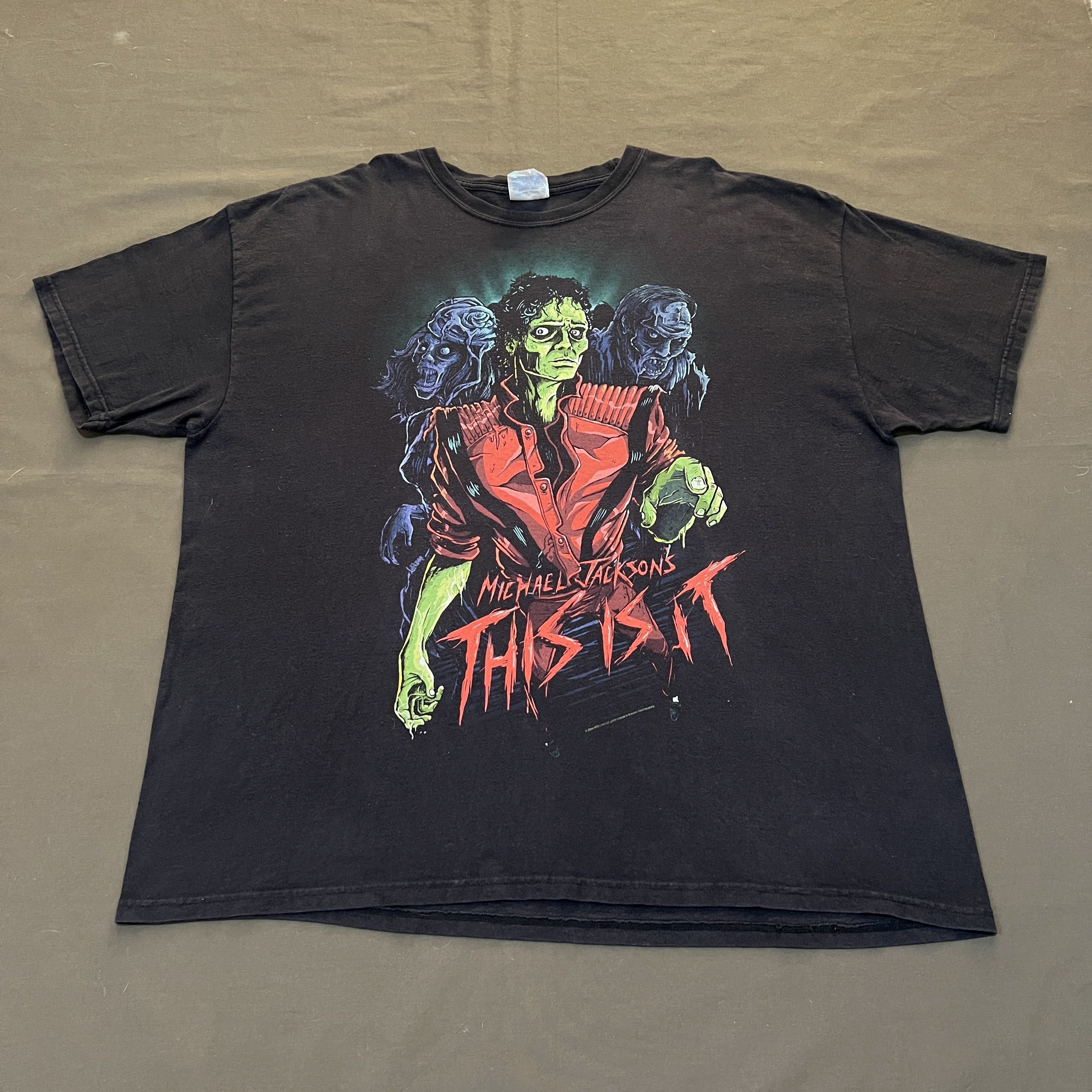 Expert Horror Vintage Y2K Michael Jackson This is it Thriller Tee 2XL Size US XXL / EU 58 / 5 - 4 Thumbnail