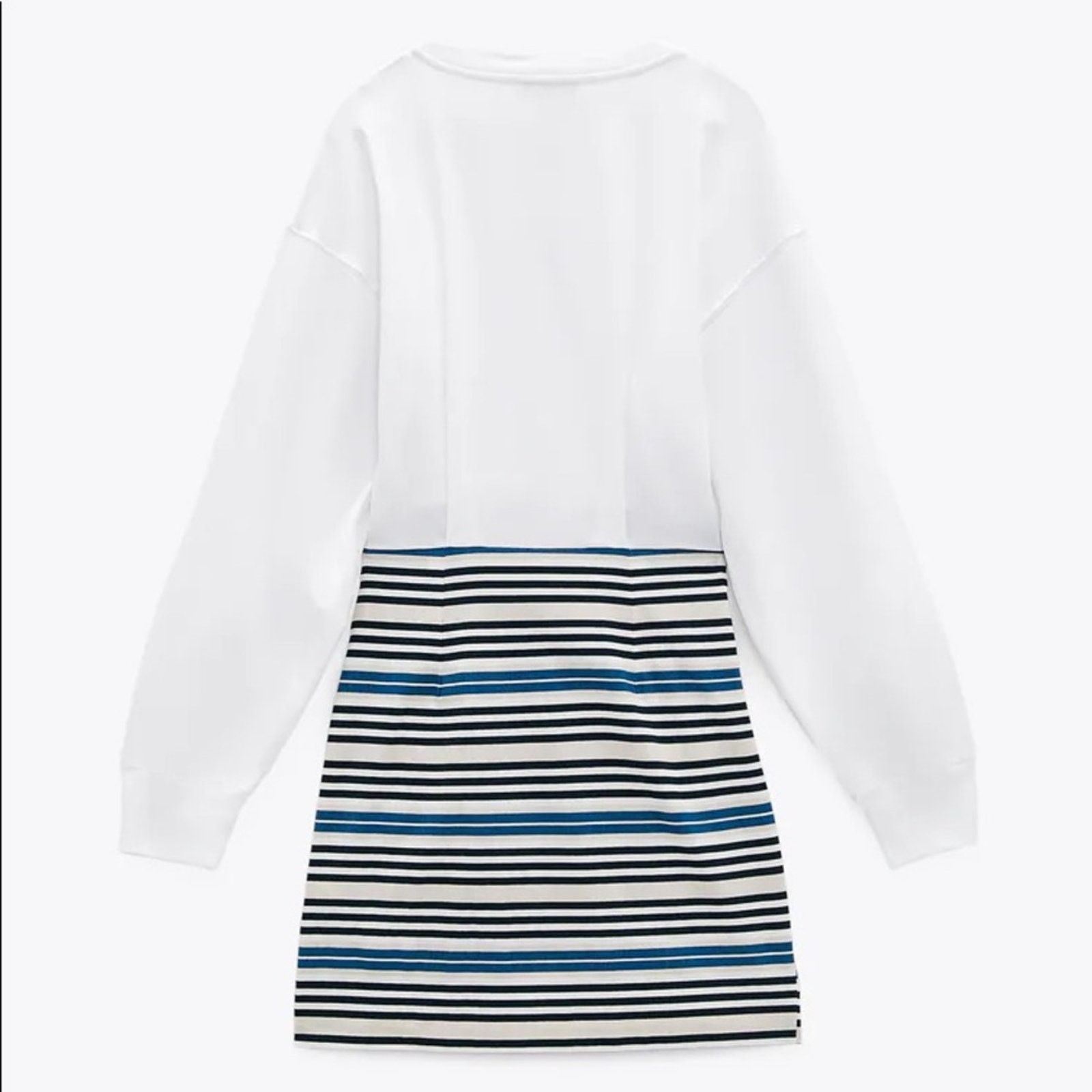 Zara Zara CONTRAST DRESS WITH CUT-OUT DETAIL Size M / US 6-8 / IT 42-44 - 10 Thumbnail