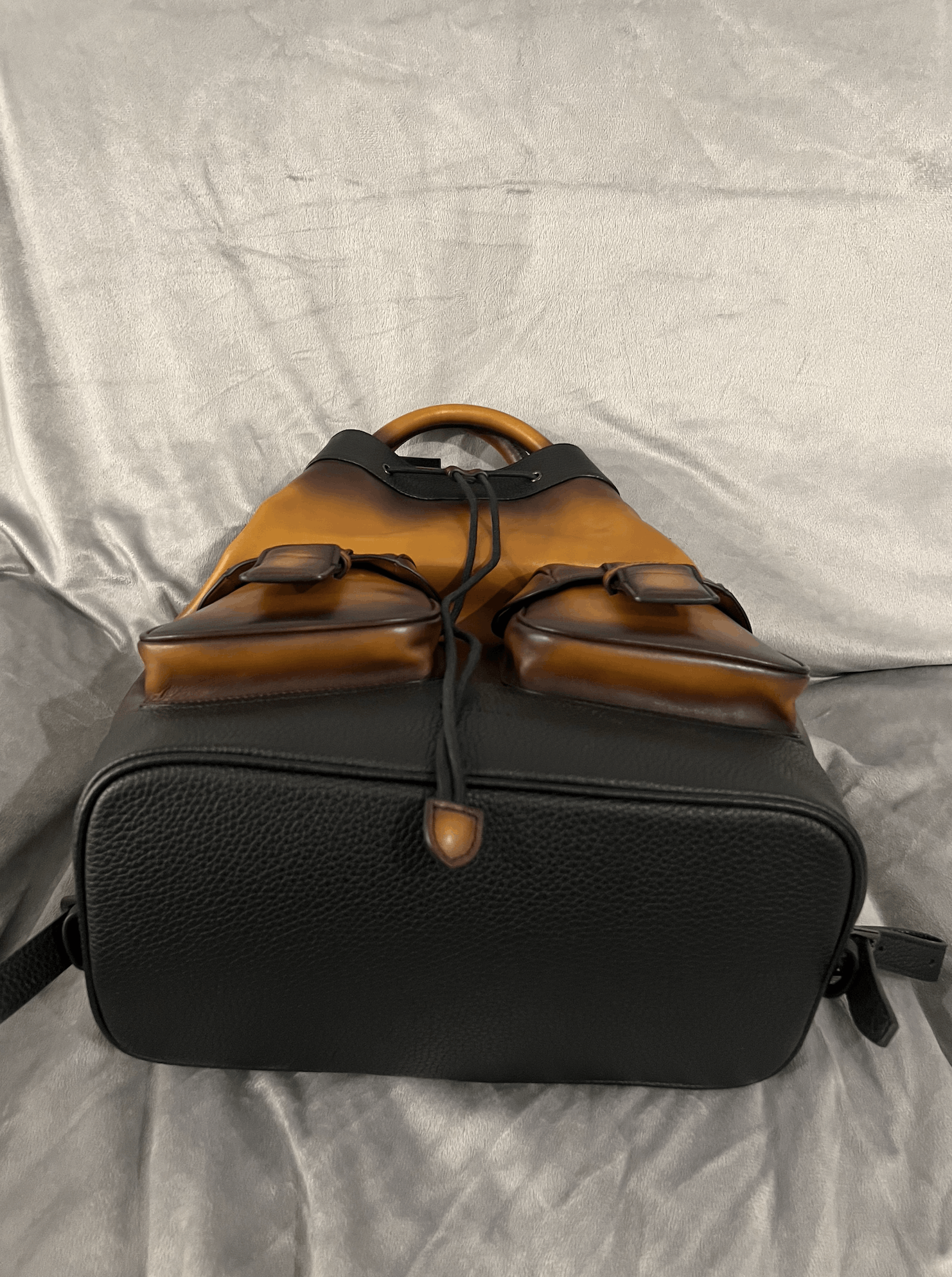 Berluti 100% Authentic Mens Berluti Horizon Brown Leather Backpack Size ONE SIZE - 6 Thumbnail