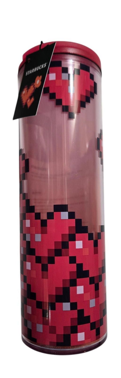 Designer Starbucks Valentine's Day Tumbler Bursting Hearts 16 oz NEW Size ONE SIZE - 1 Thumbnail