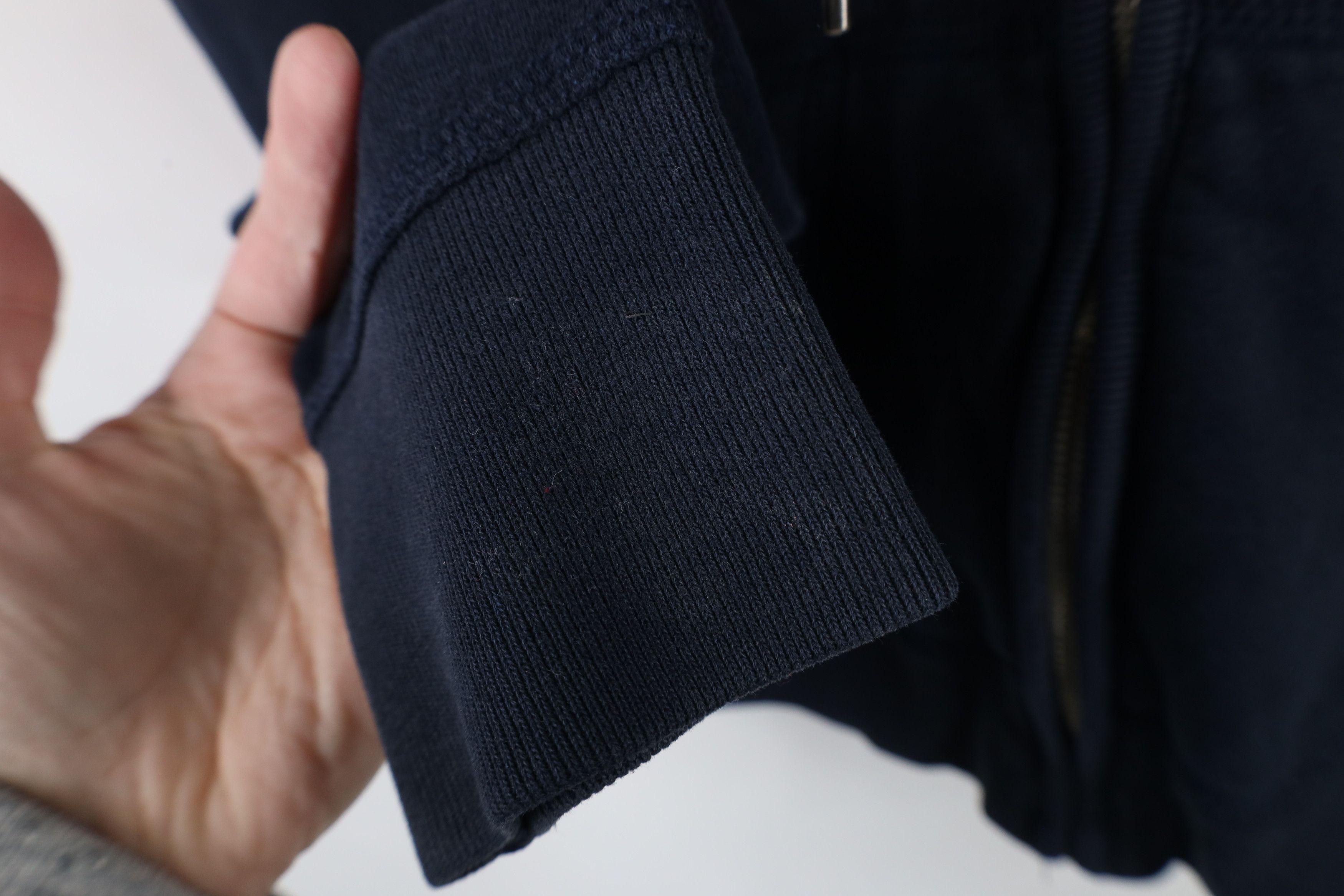 Abercrombie & Fitch × Vintage Vintage Y2K Abercrombie & Fitch Heavy Full Zip Hoodie Blue Size L / US 10 / IT 46 - 9 Thumbnail