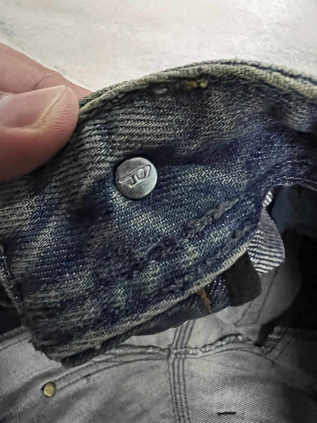 Diesel × If Six Was Nine × Japanese Brand 💥Insane 90s Diesel Industry Paddom Distressed Mud Wash Jean Size US 32 / EU 48 - 18 Thumbnail