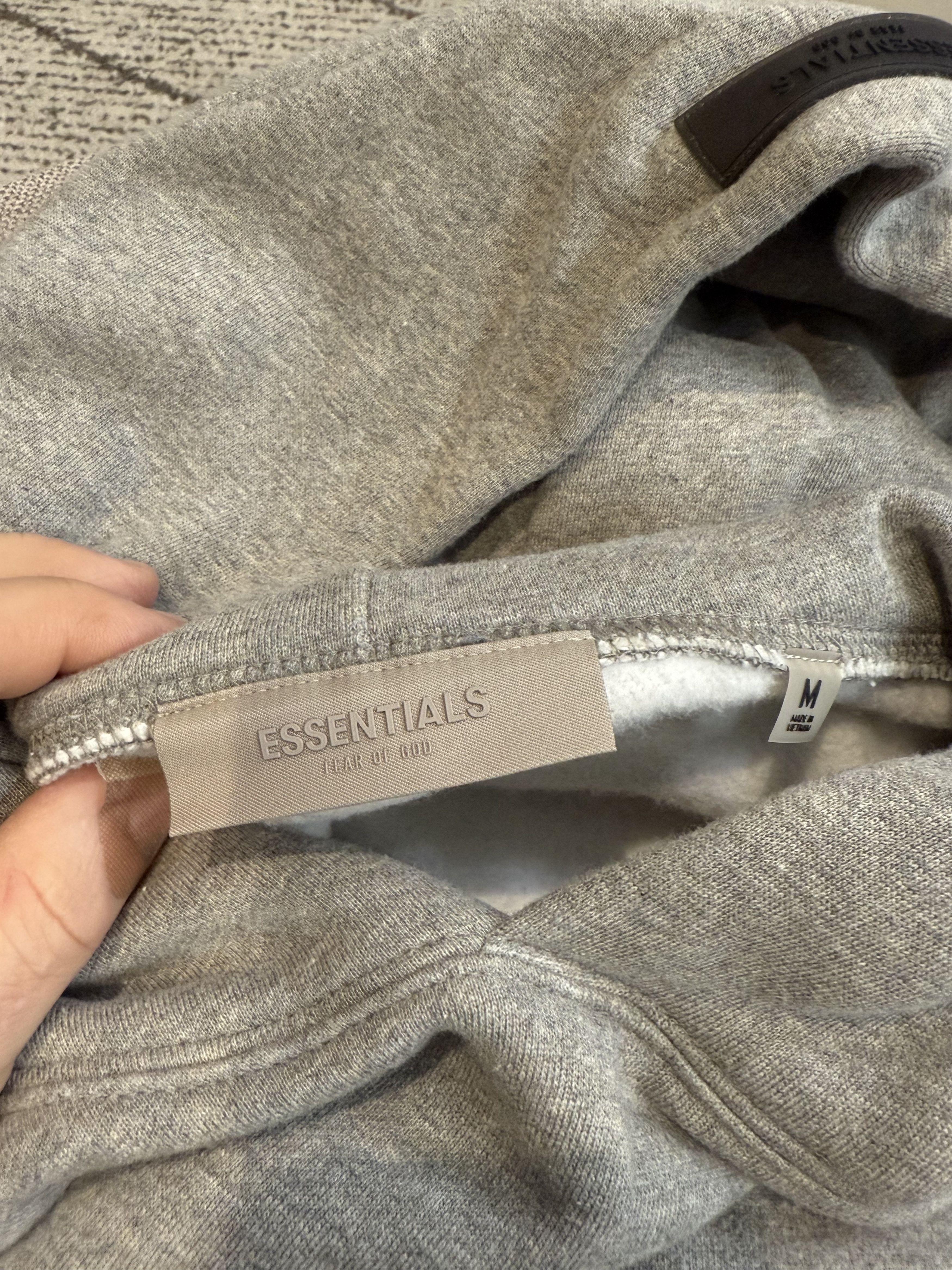 Essentials × FOG × Fear of God Fear of God Essentials SS23 oatmeal Knit Hoodie Medium Size US M / EU 48-50 / 2 - 5 Thumbnail