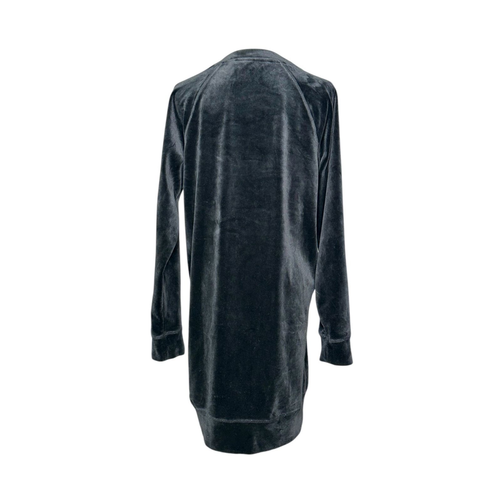 DKNY DKNY black velvet long sleeves mini t shirt dress size XS Size XS / US 0-2 / IT 36-38 - 2 Thumbnail