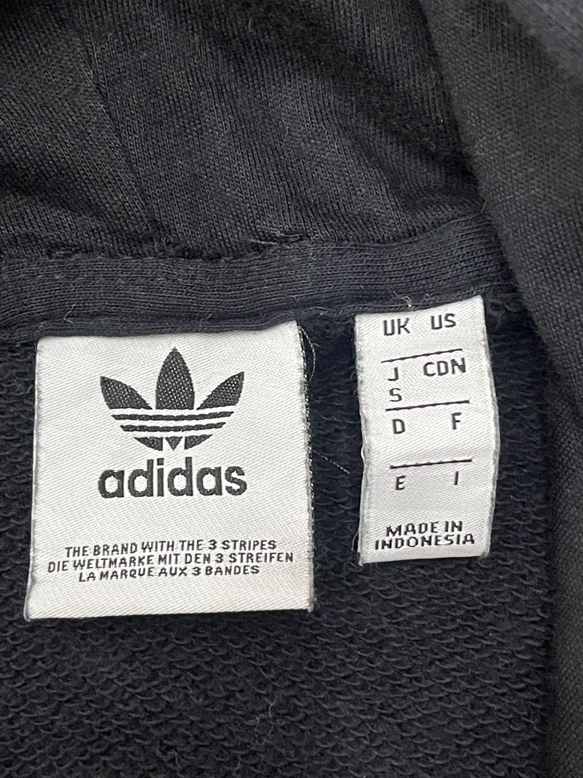 Adidas RARE ADIDAS BIG LOGO CROP HOODIE Size L / US 10 / IT 46 - 6 Thumbnail