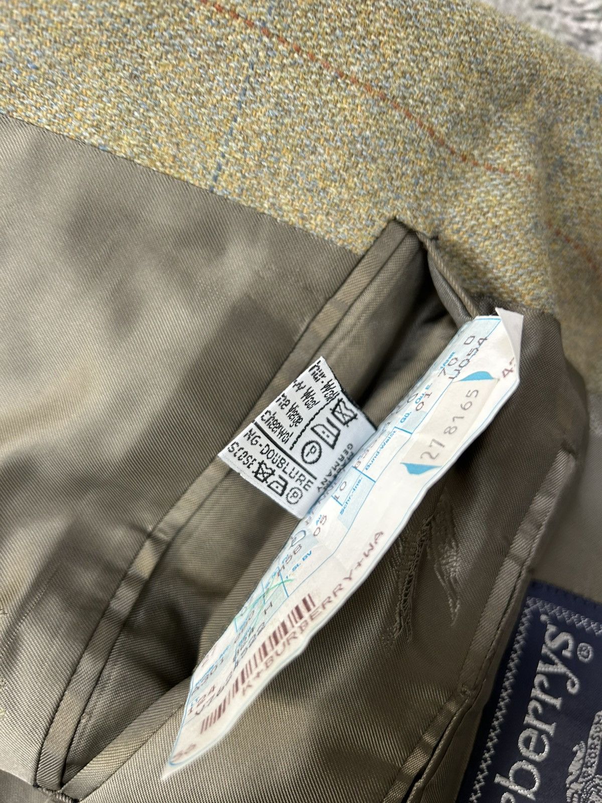 Burberry Burberry Blazer Wool green Size 52R - 7 Thumbnail
