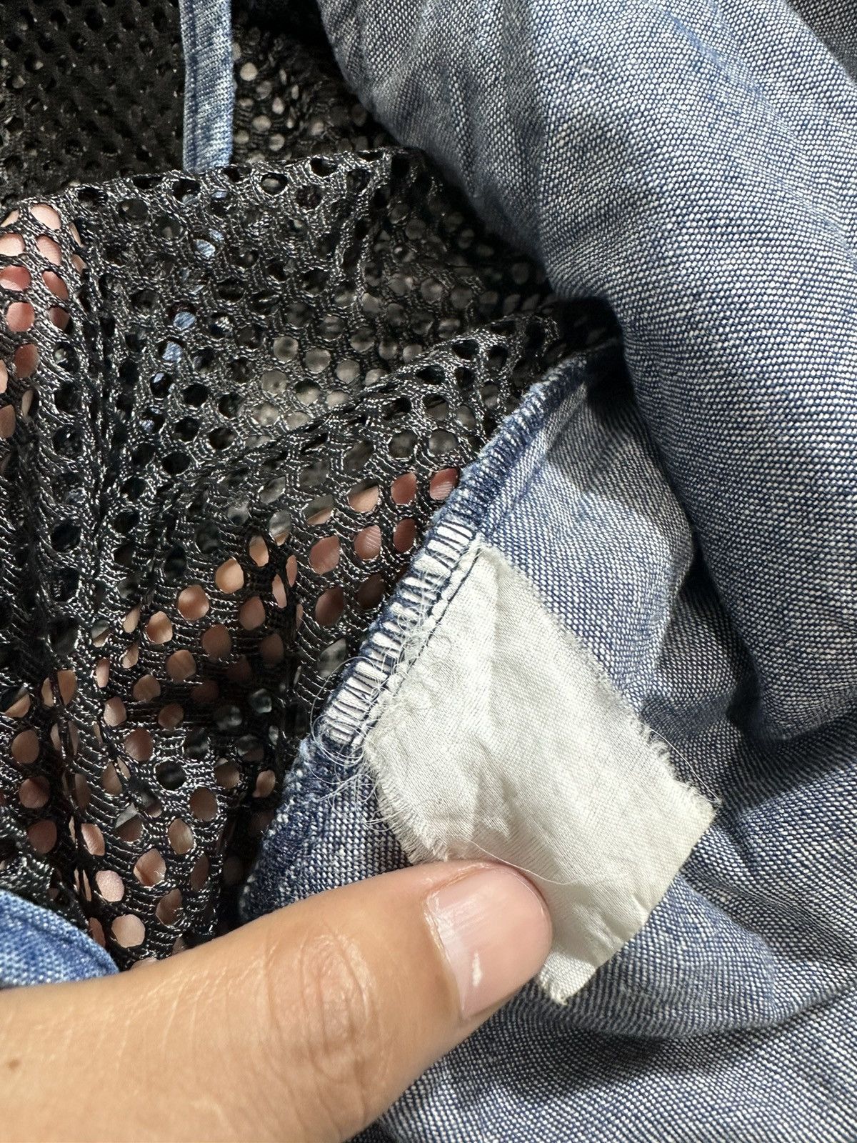 Japanese Brand CRAZY FADED FISHNET VEST TACTICAL GLORIOUS I6W9 LGB STYLE Size US XL / EU 56 / 4 - 9 Thumbnail