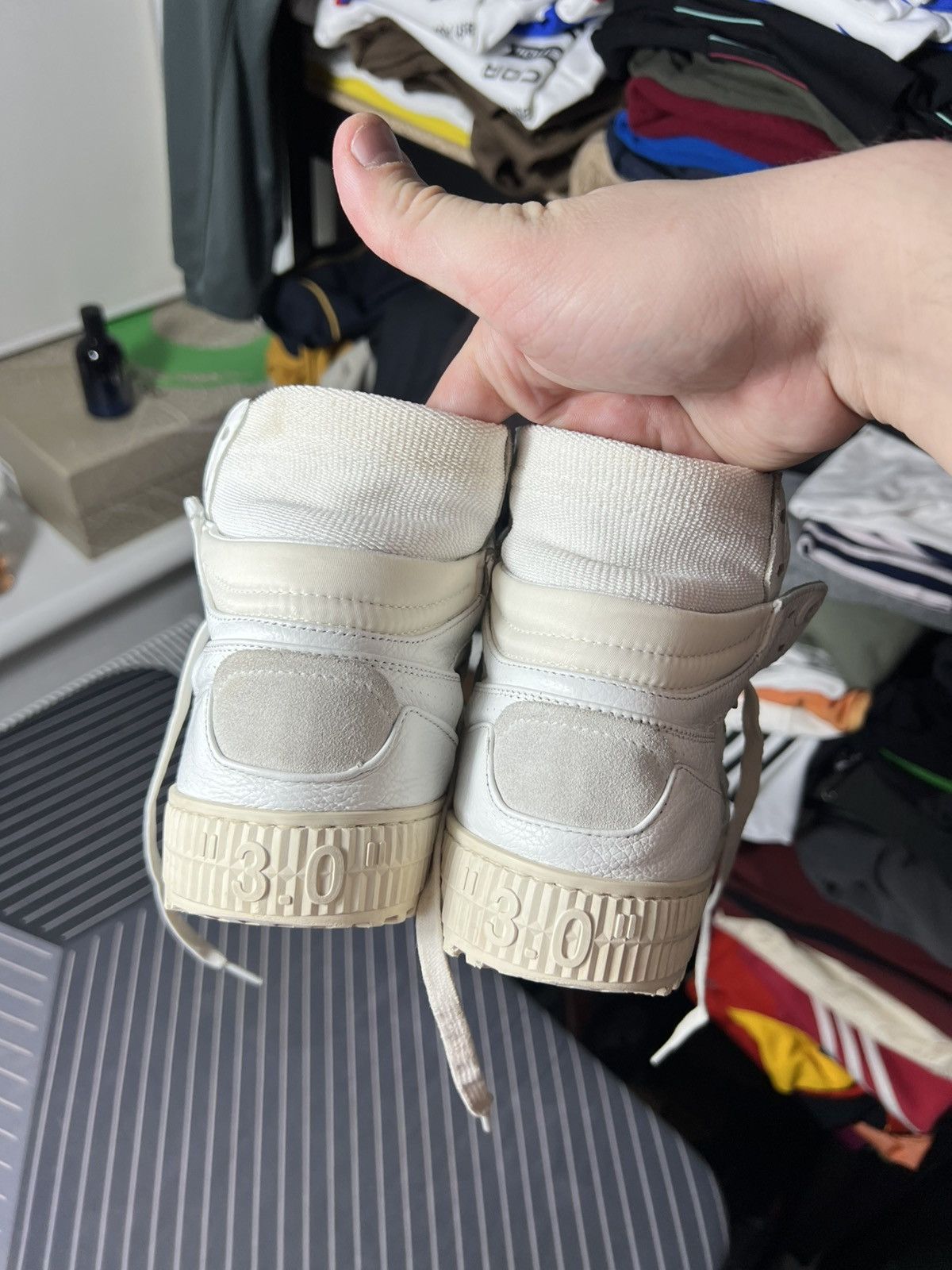 Off-White Off-White High Top Sneakers White “Sample” Industrial 39 Size US 6 / EU 39 - 5 Thumbnail
