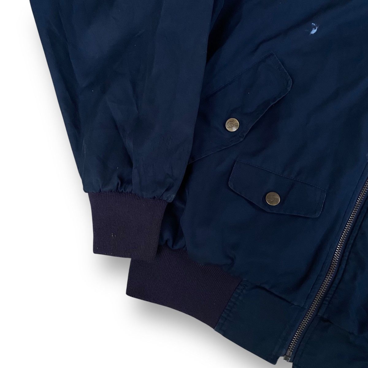 Lacoste × Vintage Vintage Chemise Lacoste Bomber Jacket. #E1 Size US XL / EU 56 / 4 - 3 Thumbnail