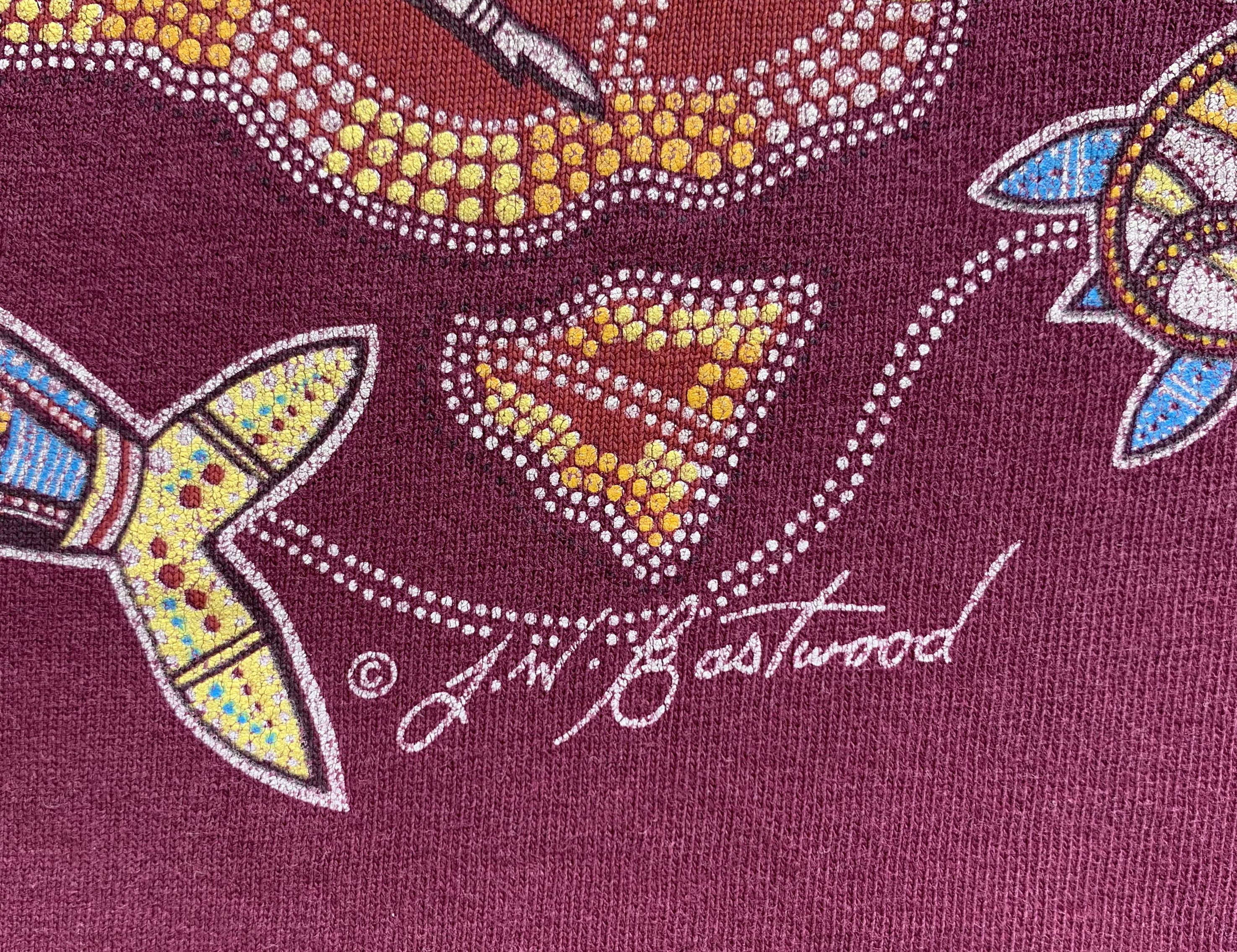 Other Y2K AUSTRALIA T Shirt JW Eastwood Aboriginal Art Tee Mozaic Size US M / EU 48-50 / 2 - 5 Thumbnail