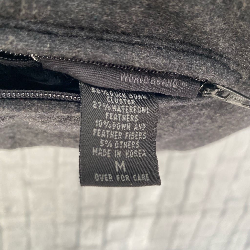 Express Express women M duck down blend full zip winter vest grey Size M / US 6-8 / IT 42-44 - 5 Thumbnail
