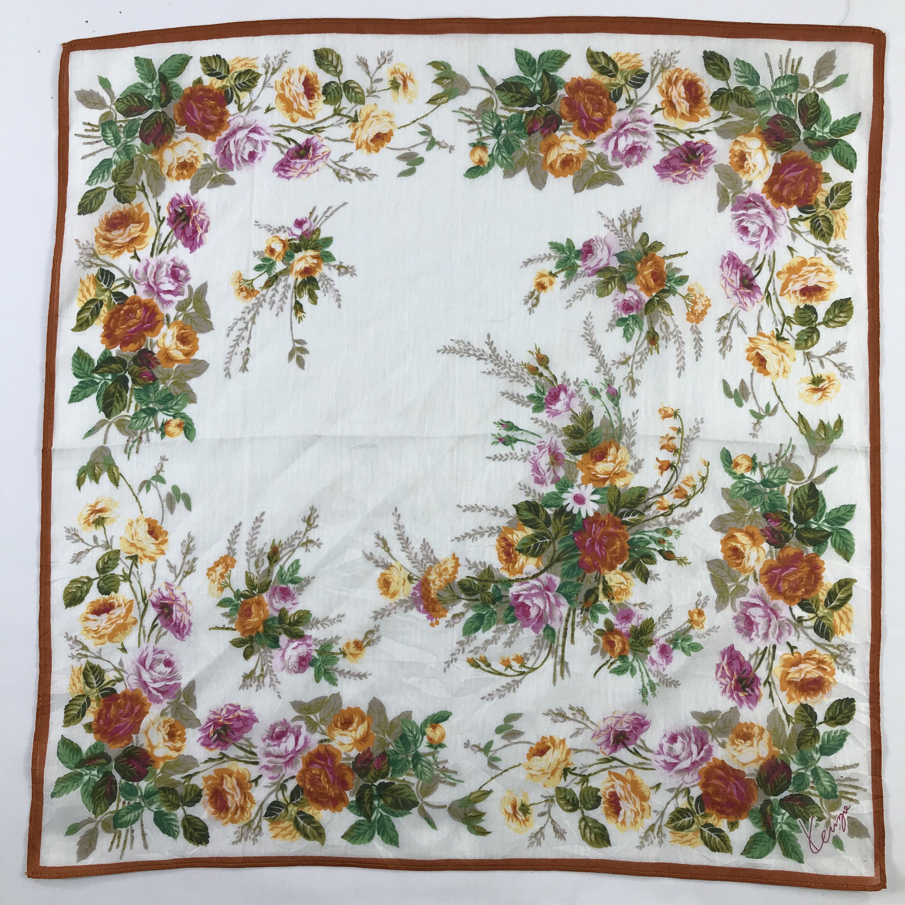 Kenzo × Vintage Kenzo Bandana / Handkerchief / Neckerchief - S518 Size ONE SIZE - 1 Thumbnail