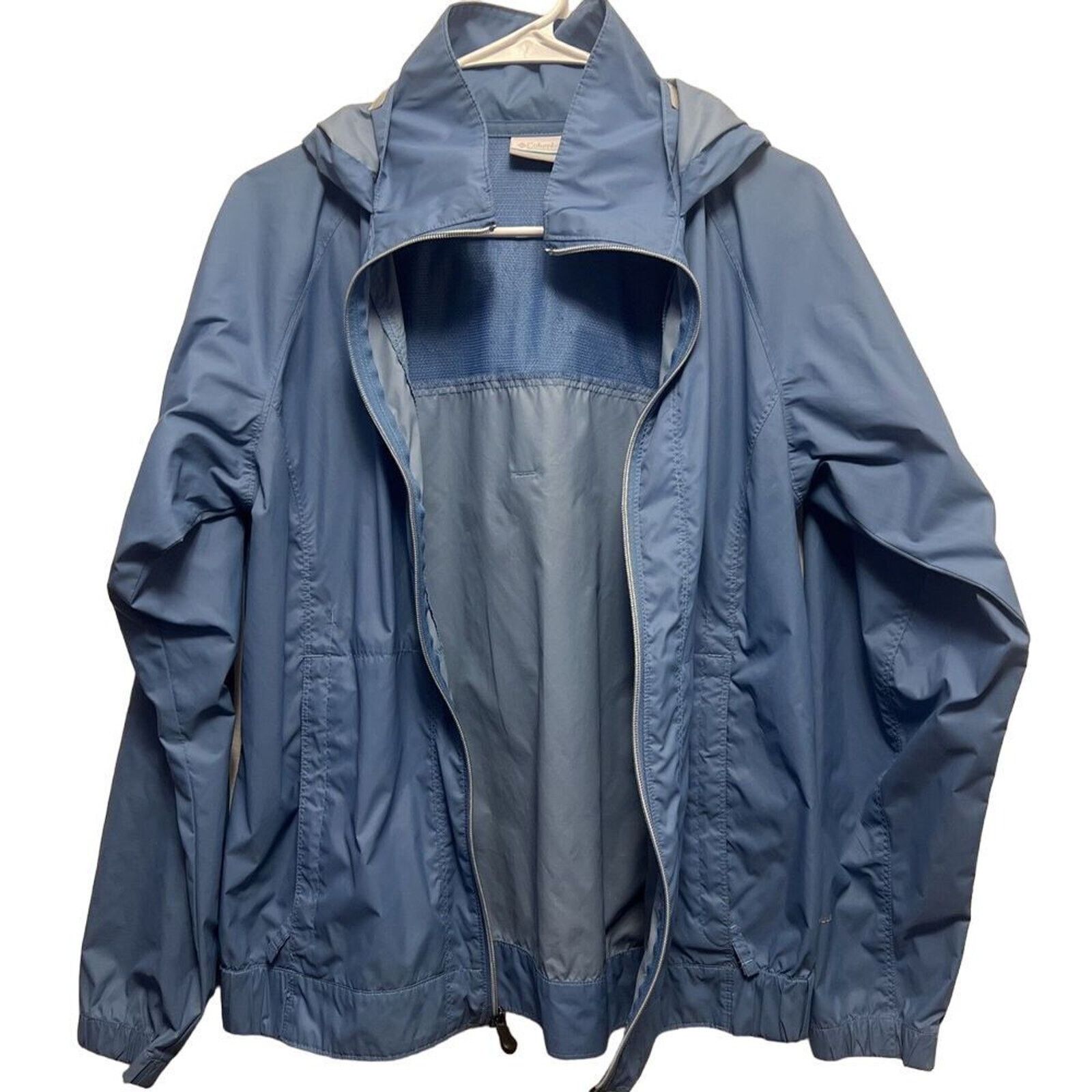 Columbia Columbia Jacket Men's M Full Zip Up Hooded Packable Blue Size US M / EU 48-50 / 2 - 3 Thumbnail